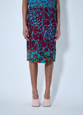 Embroidered Midi Skirt