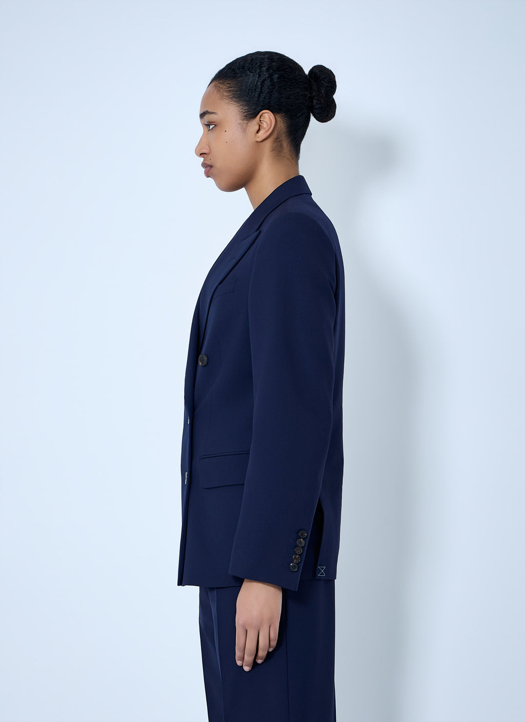 Double-Breasted Wool Blazer