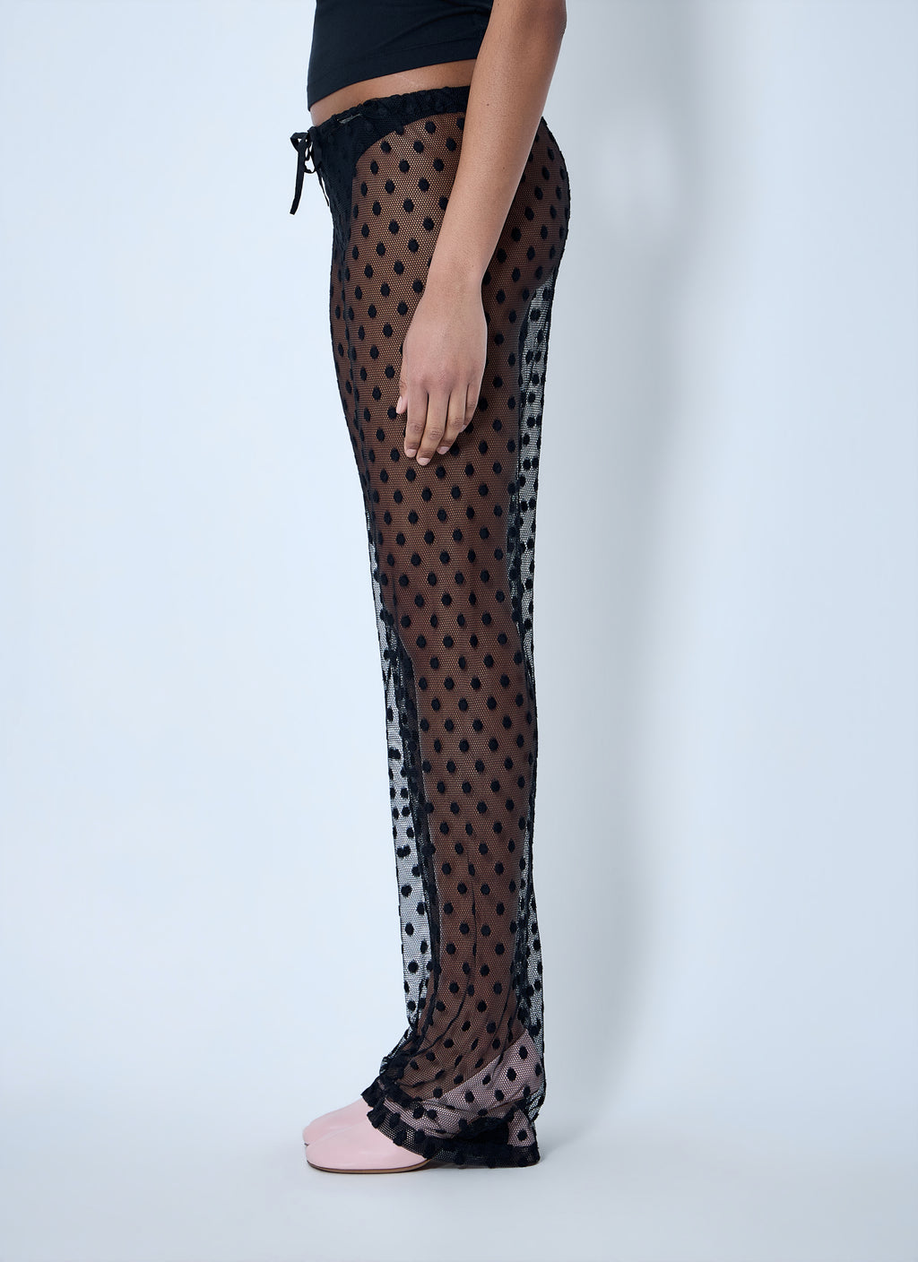 Sheer Lace Trousers
