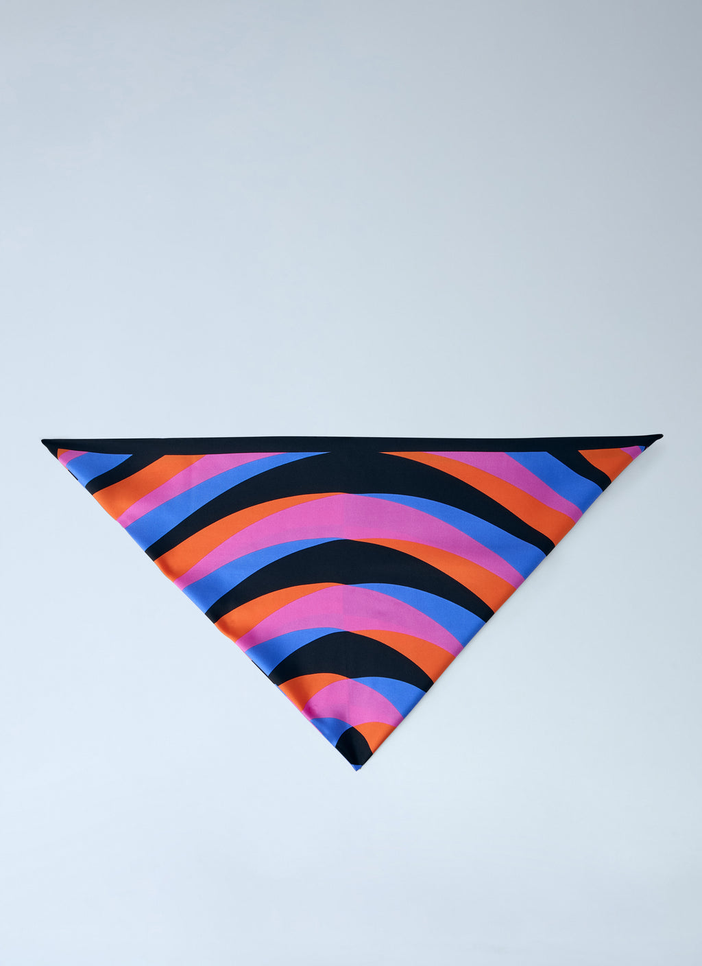 Geometric Patterned Silk Scarf