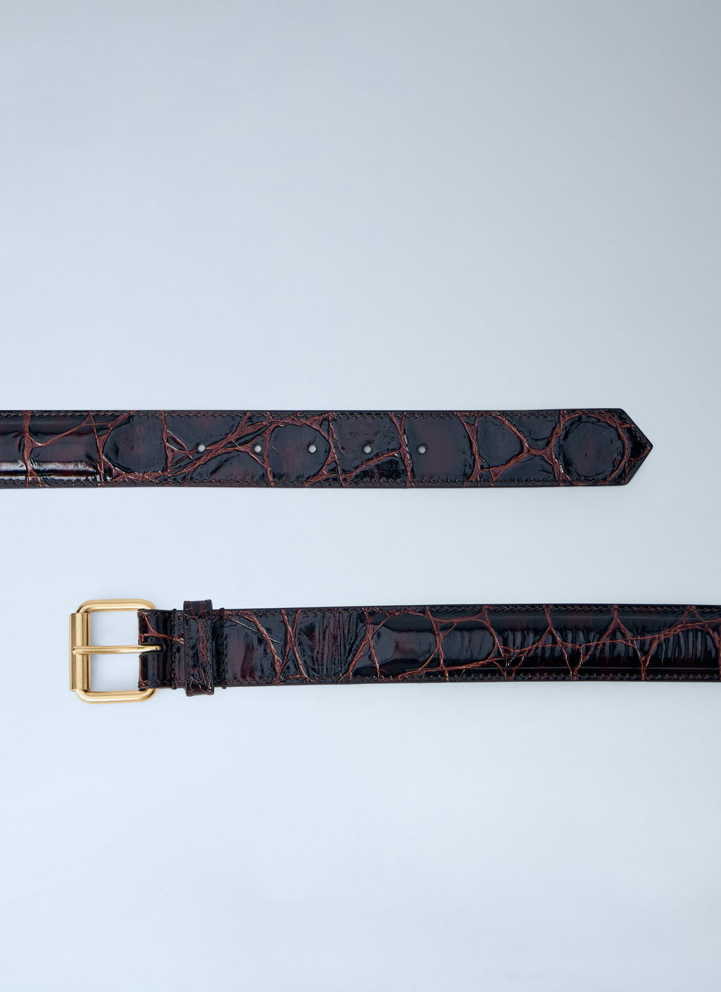 Embossed Leather Belt