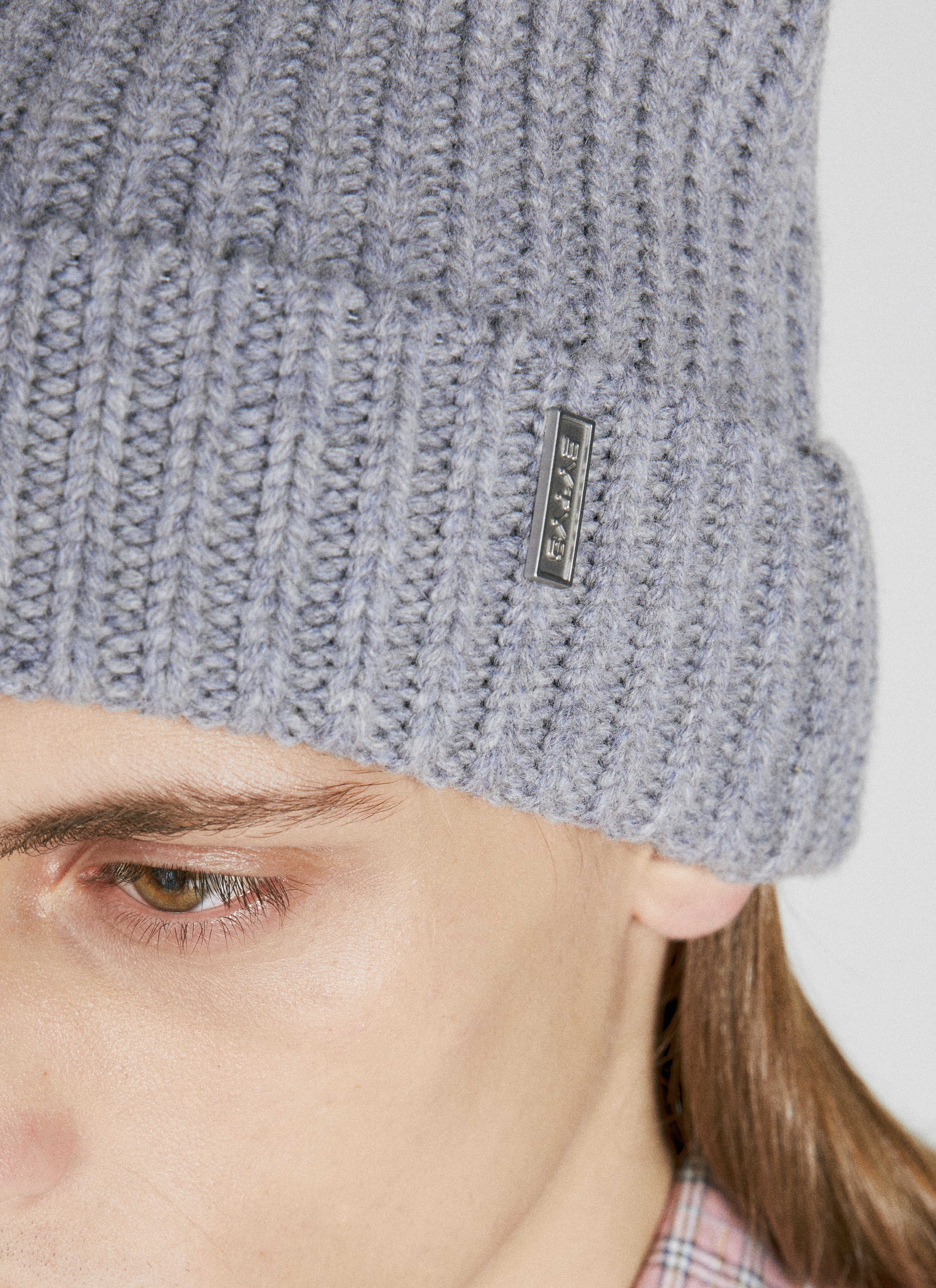 Wool Knit Beanie Hat