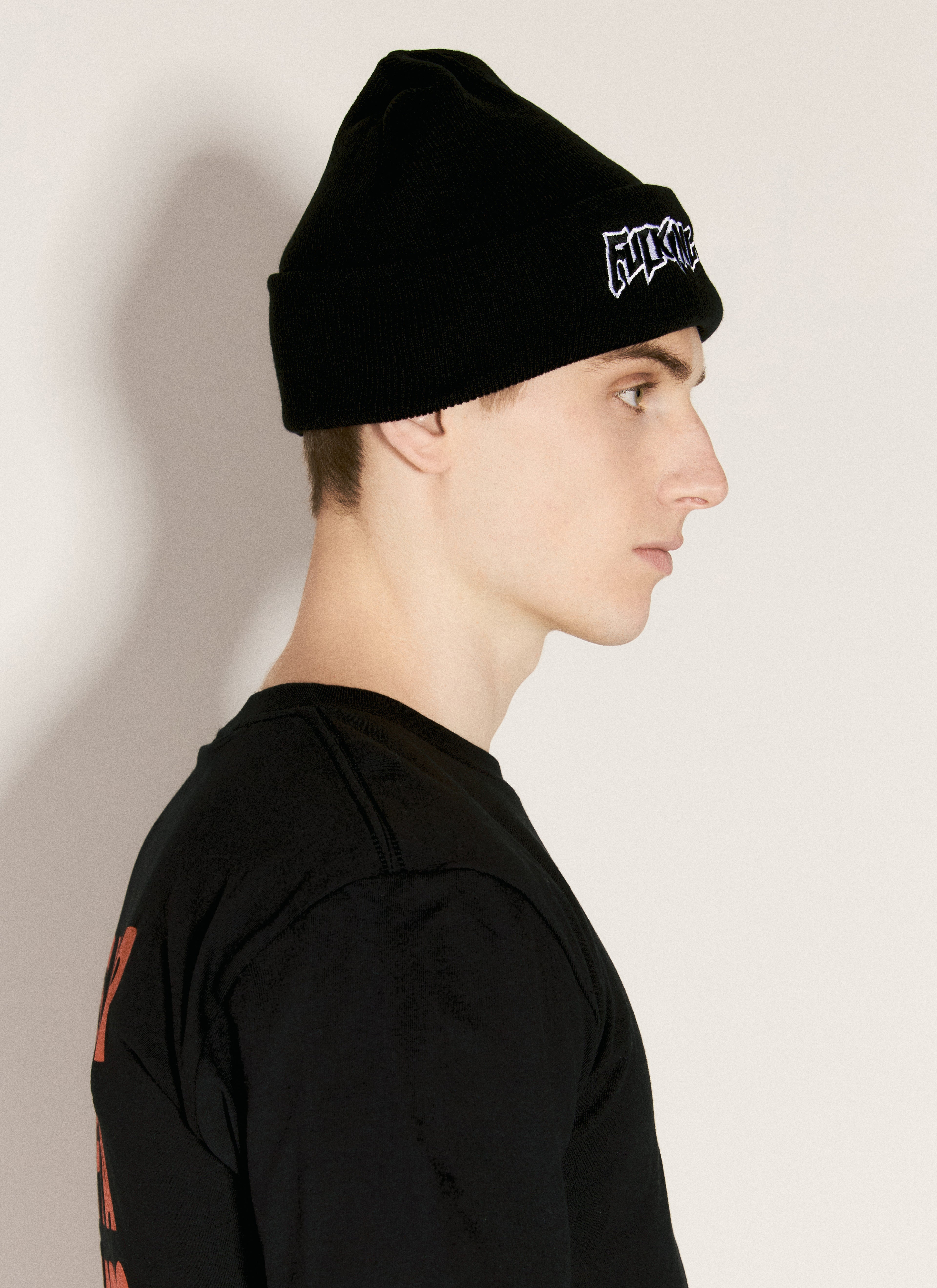 Stamp Cuff Beanie Hat