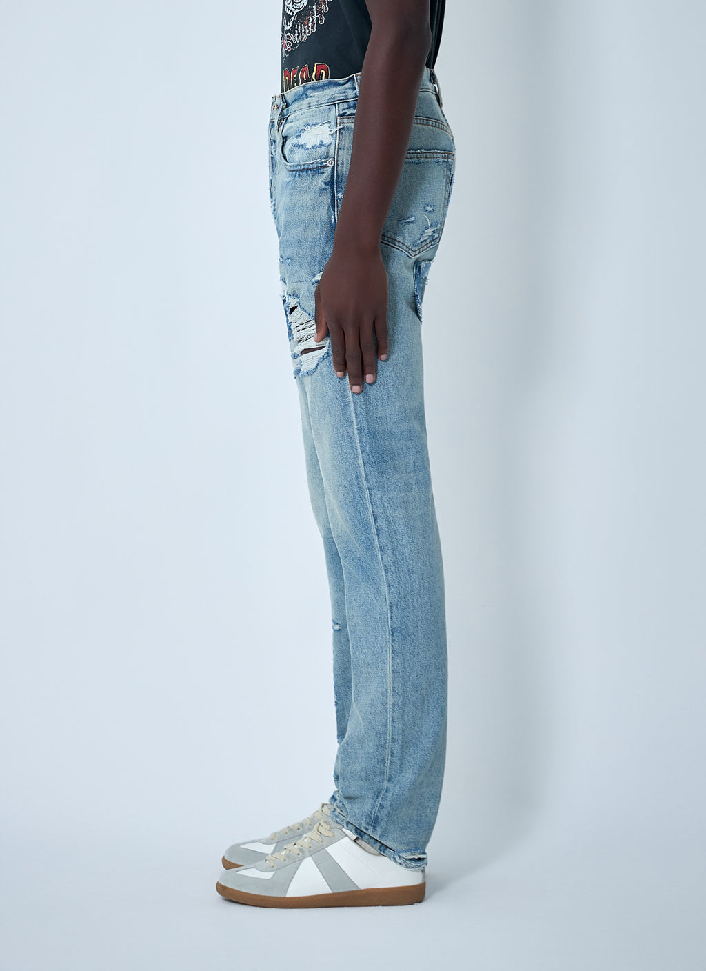 Distressed Bowery 5001 Jeans