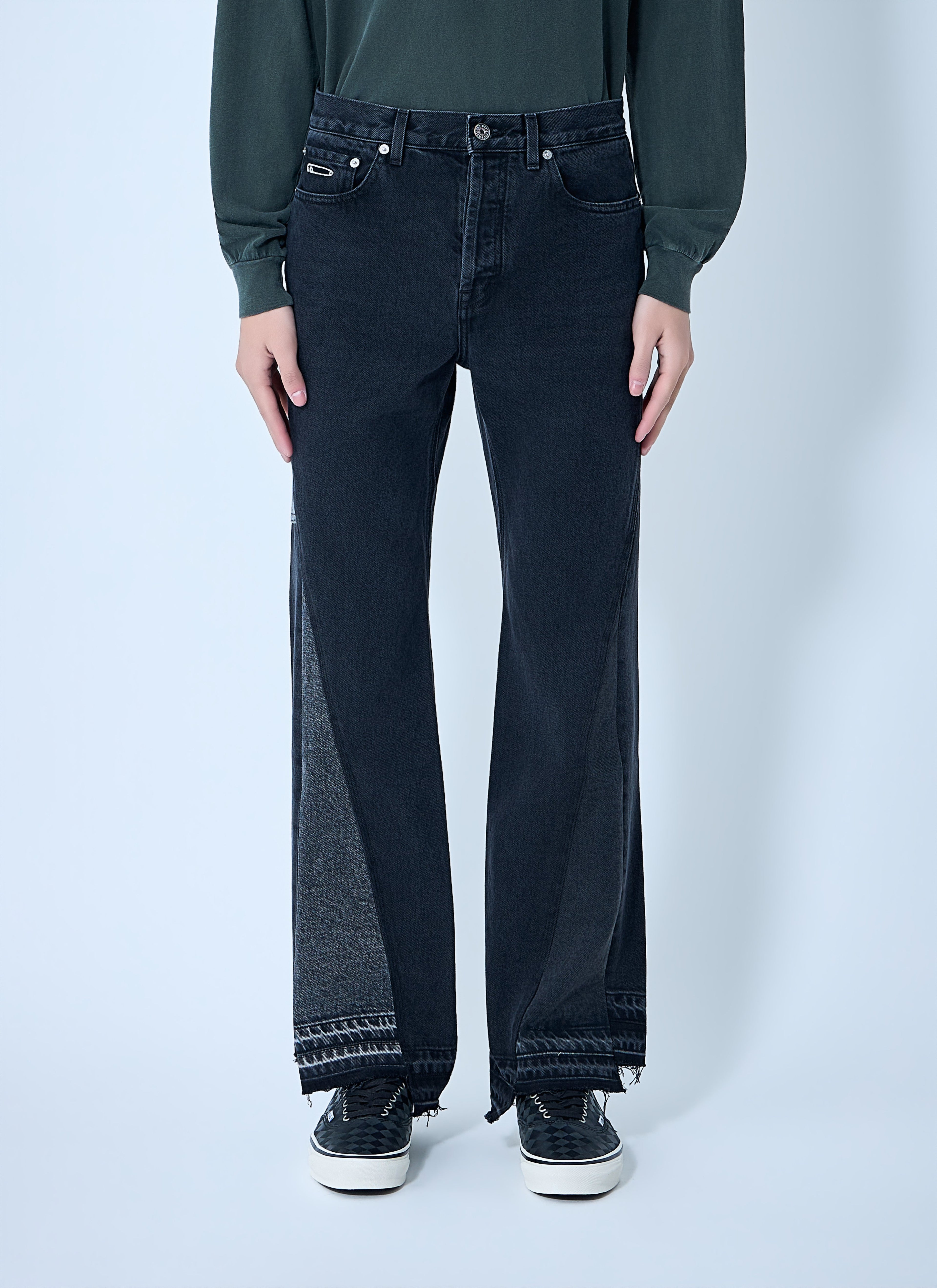 Twisted Wide Leg Jeans