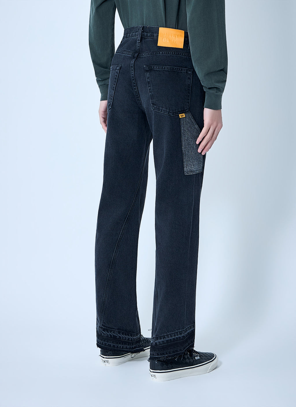 Twisted Wide Leg Jeans