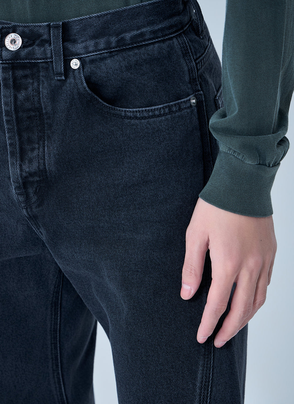 Twisted Wide Leg Jeans