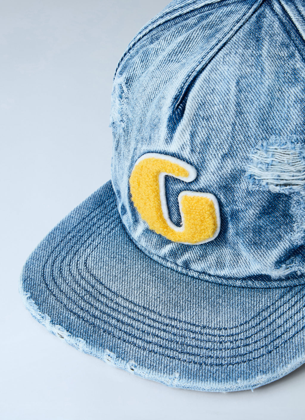 G Logo Patch Denim Cap