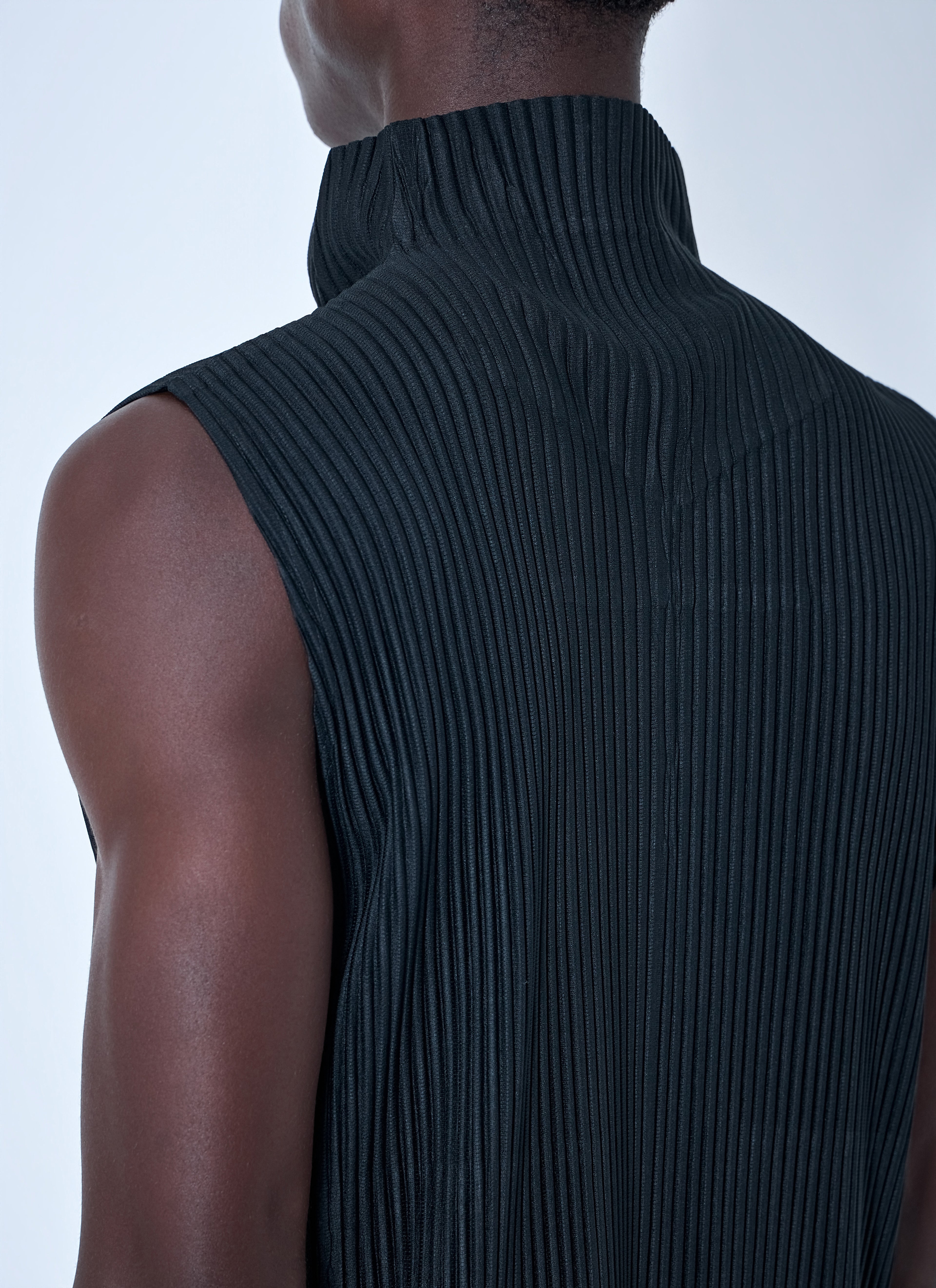 Sleeveless Ribbed Gilet