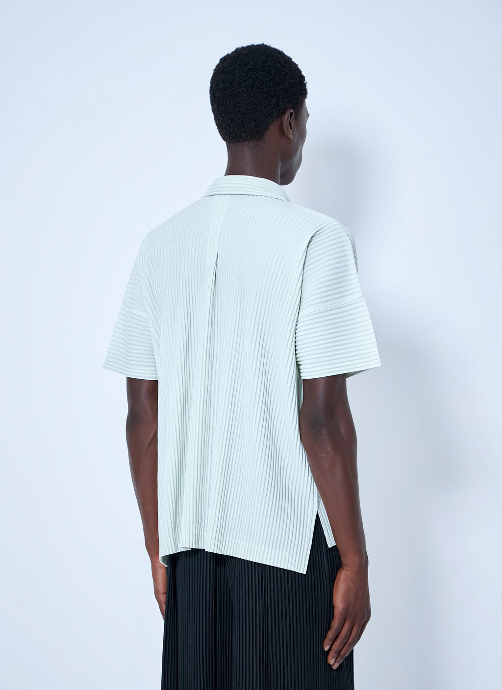 Pleat Short Sleeve Shirt