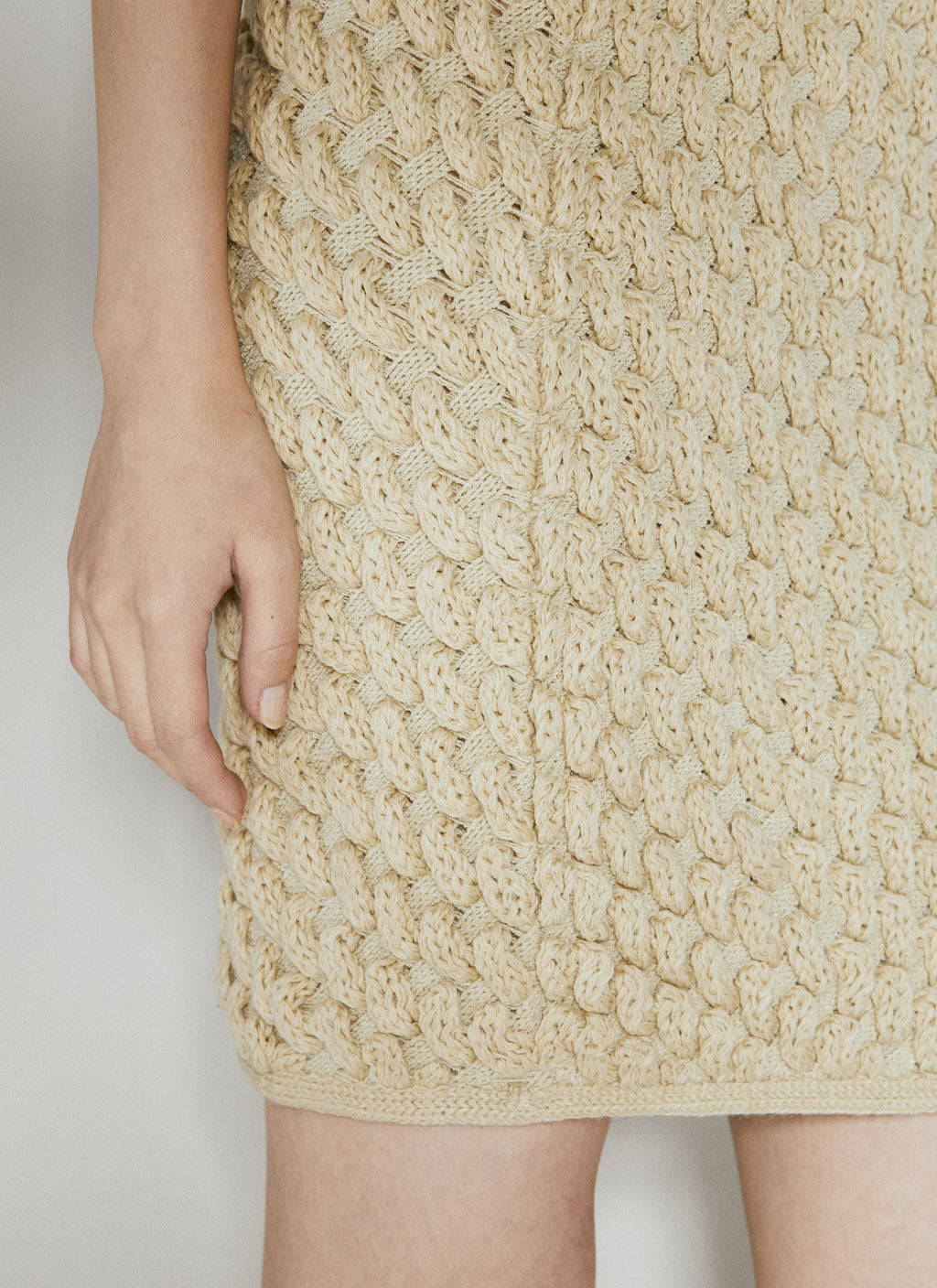 Sleeveless Cereal Knit Dress