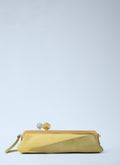 The Salon Maïs Leather Clutch Bag
