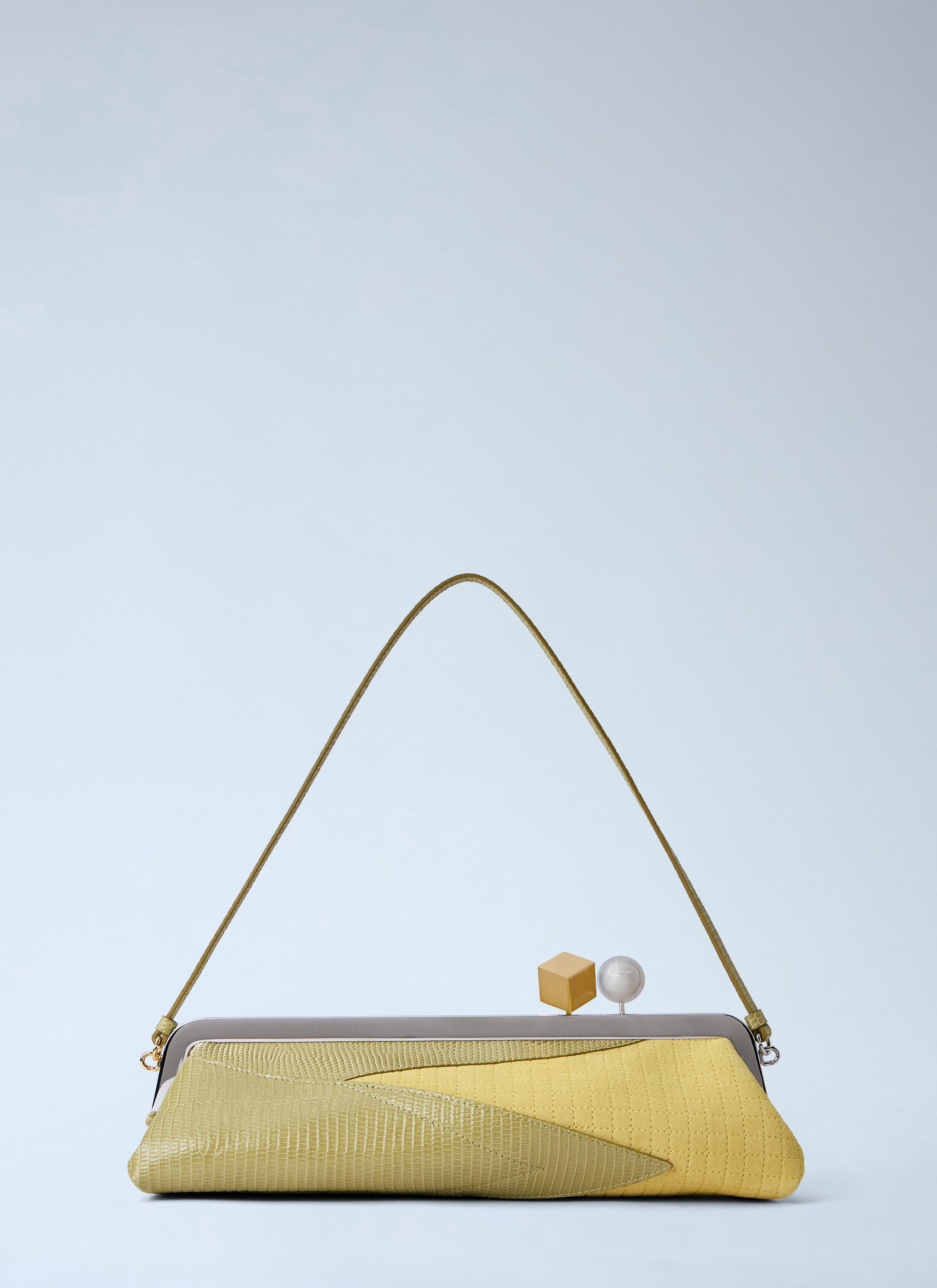 The Salon Maïs Leather Clutch Bag