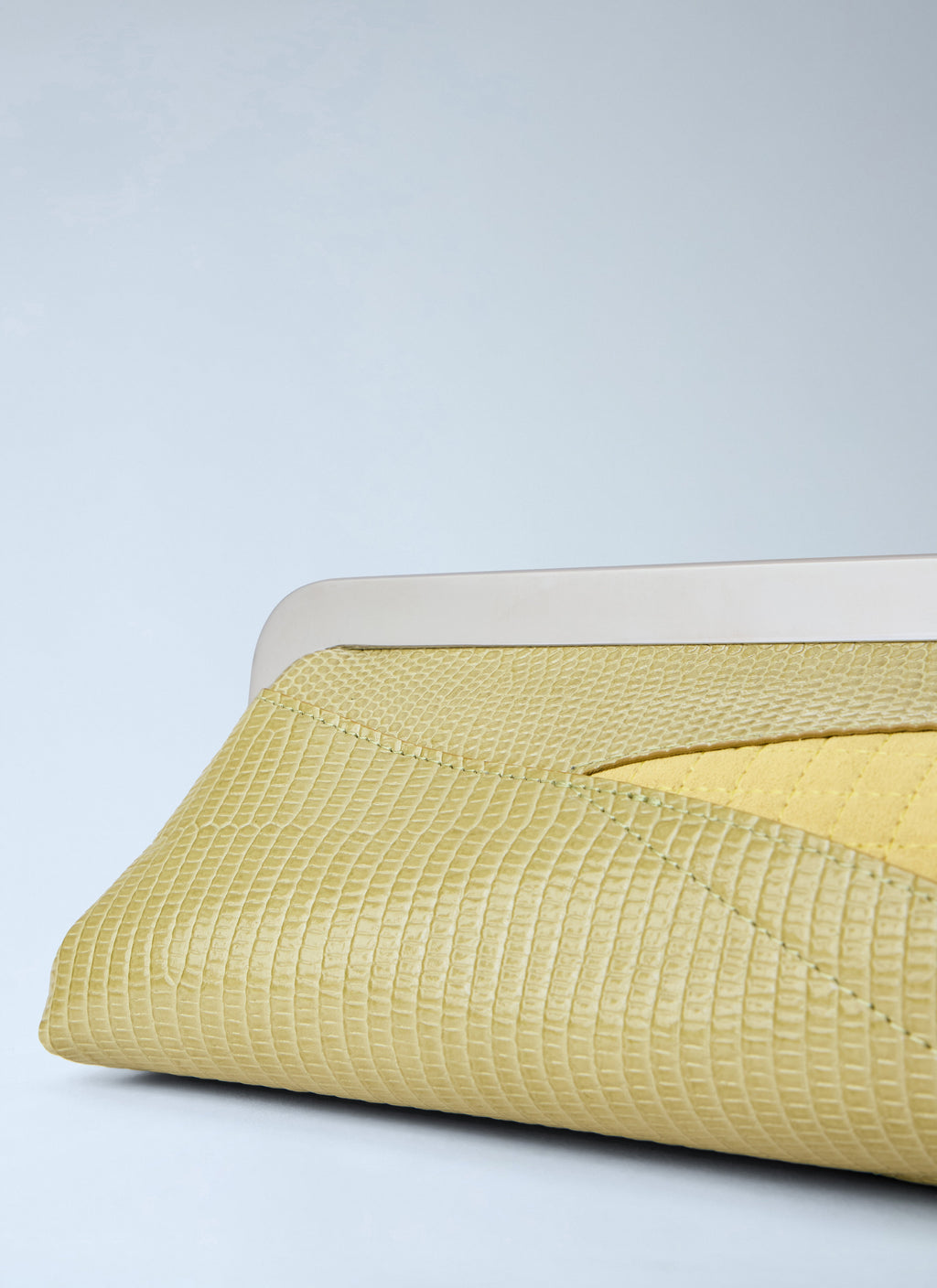 The Salon Maïs Leather Clutch Bag