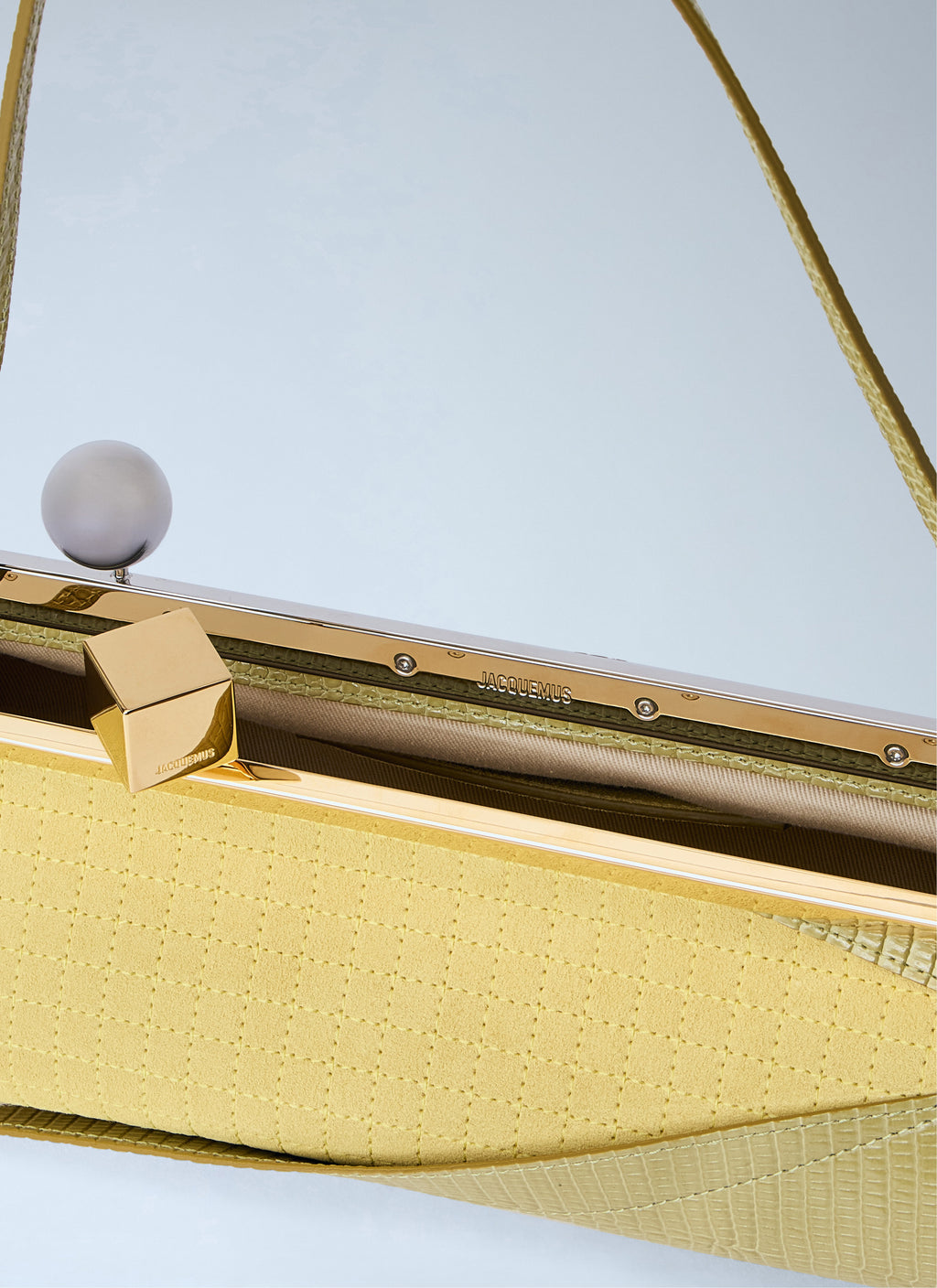 The Salon Maïs Leather Clutch Bag