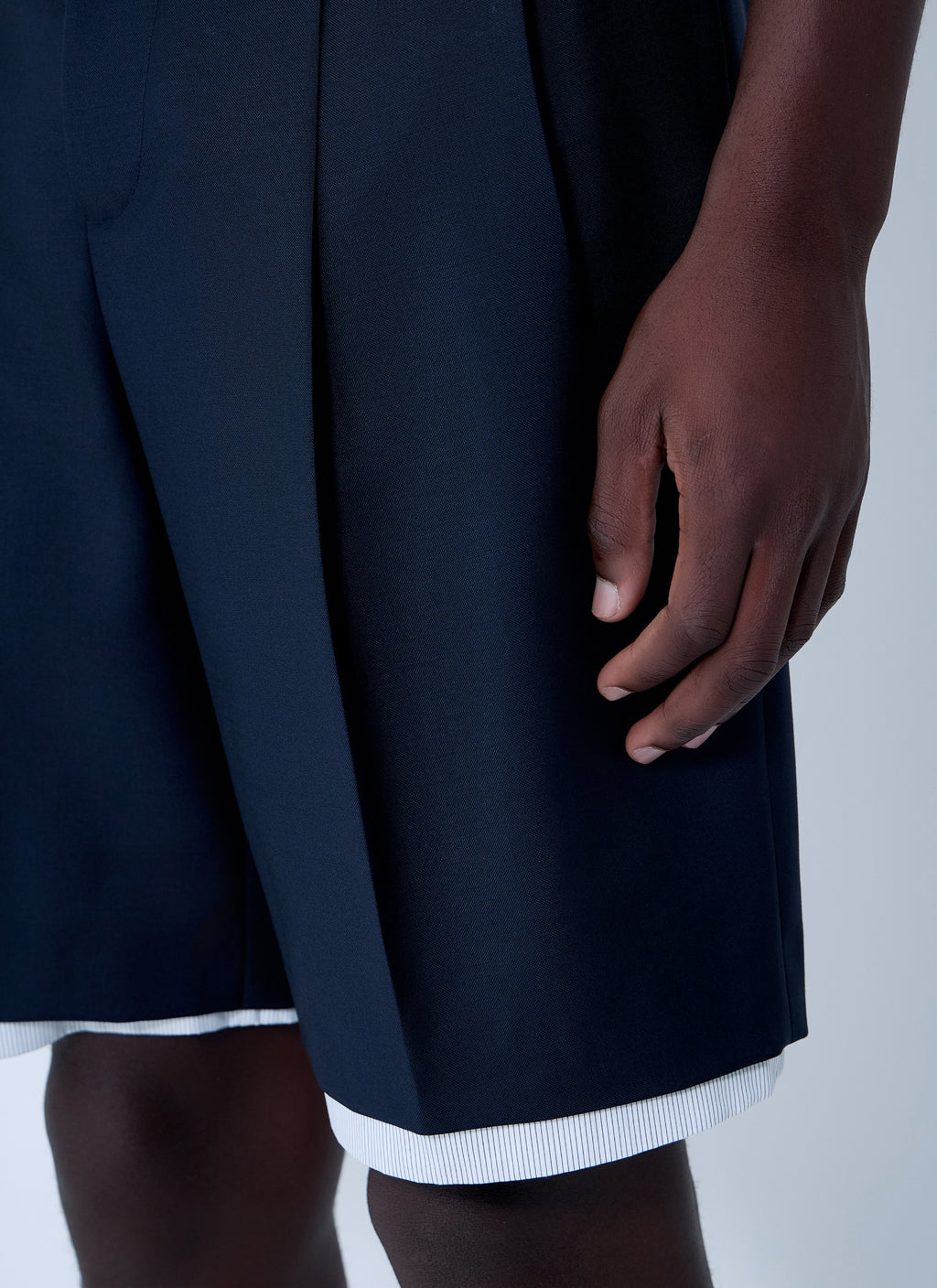 Wool-And-Mohair Shorts