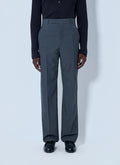 Tailored Wool-Blend Trousers