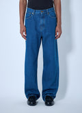Wide-Leg Denim Jeans