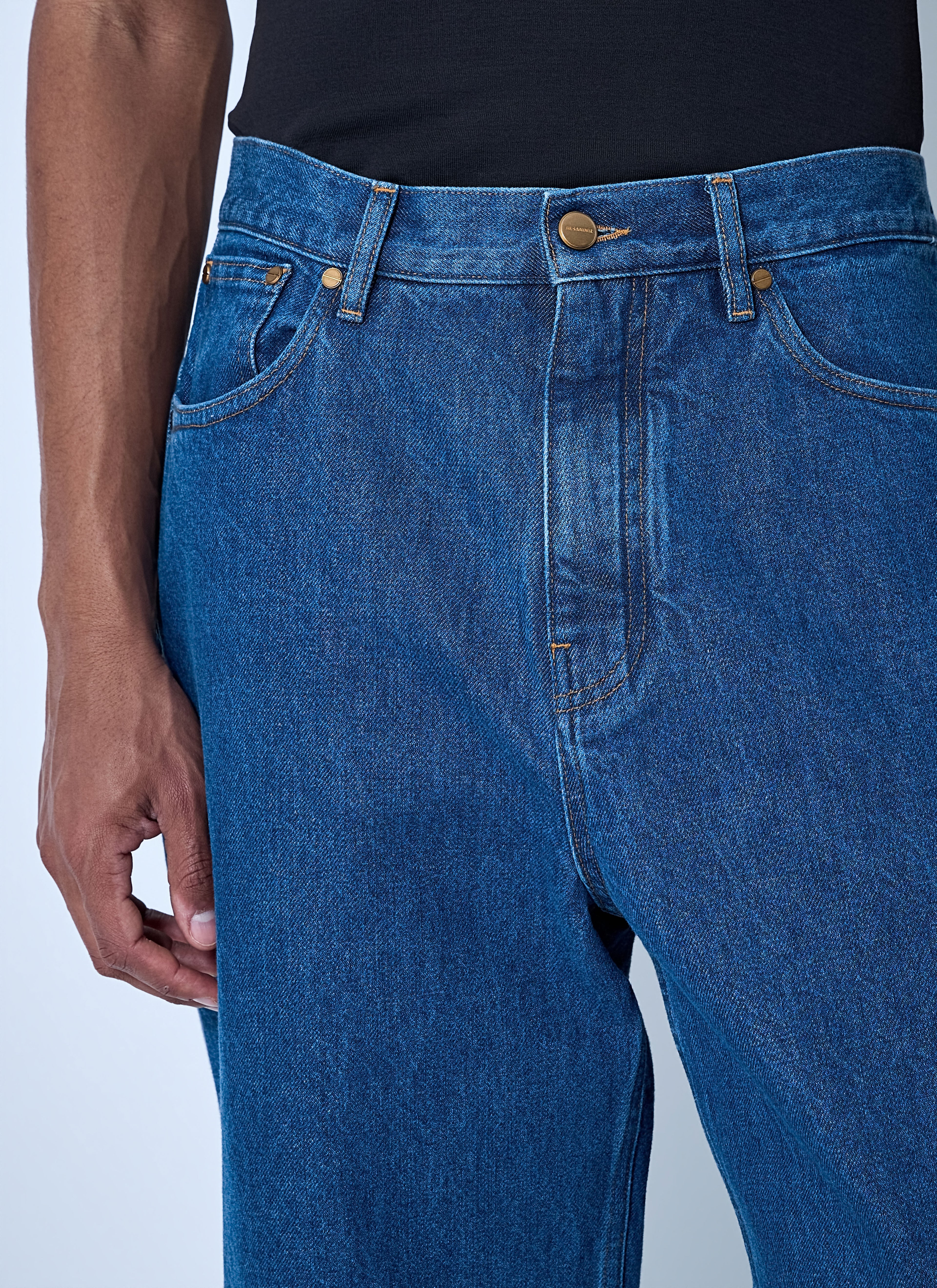 Wide-Leg Denim Jeans