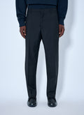 Tapered Cropped-Leg Trousers