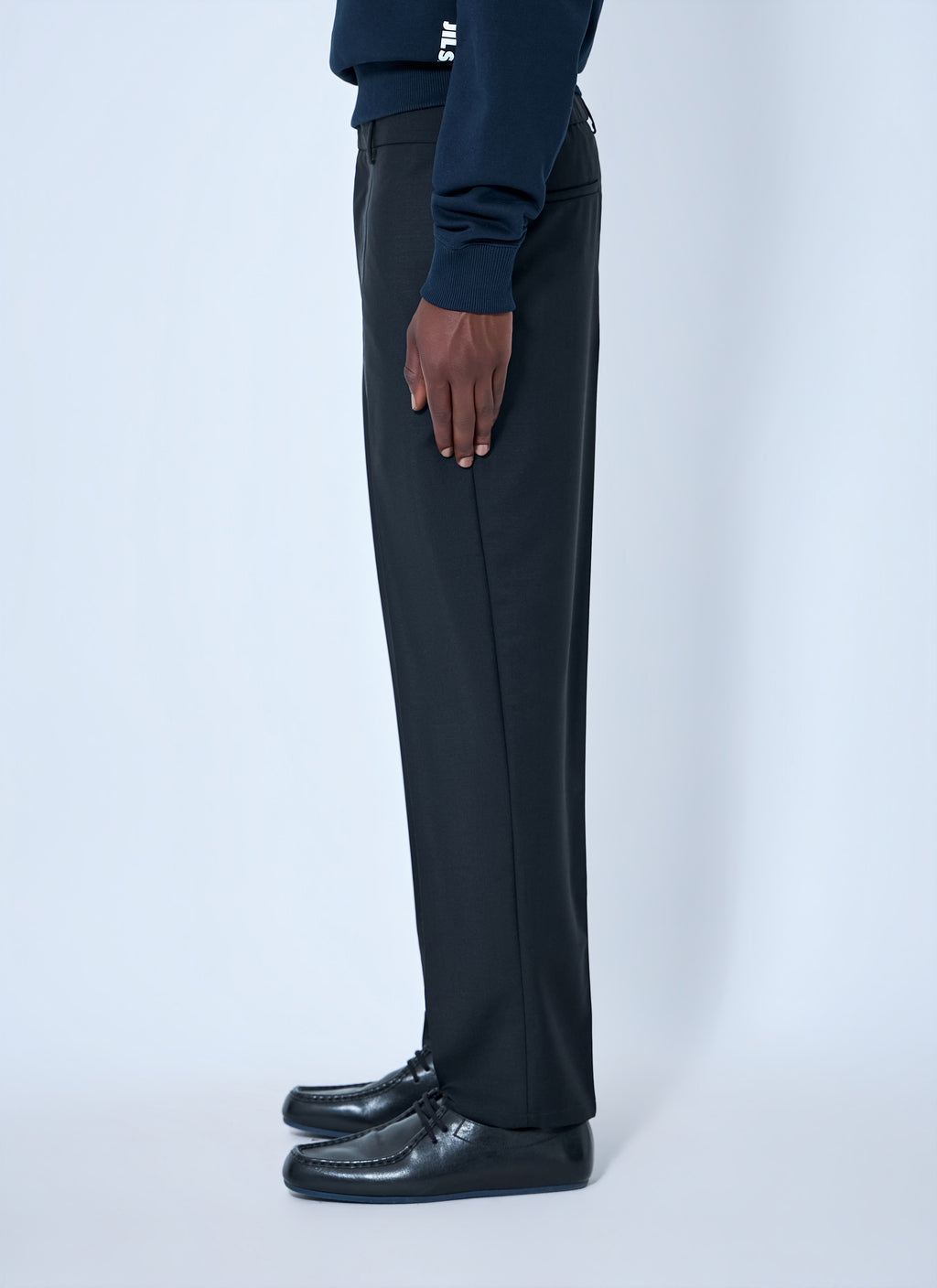 Tapered Cropped-Leg Trousers
