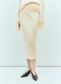 Rib Knit Midi Skirt