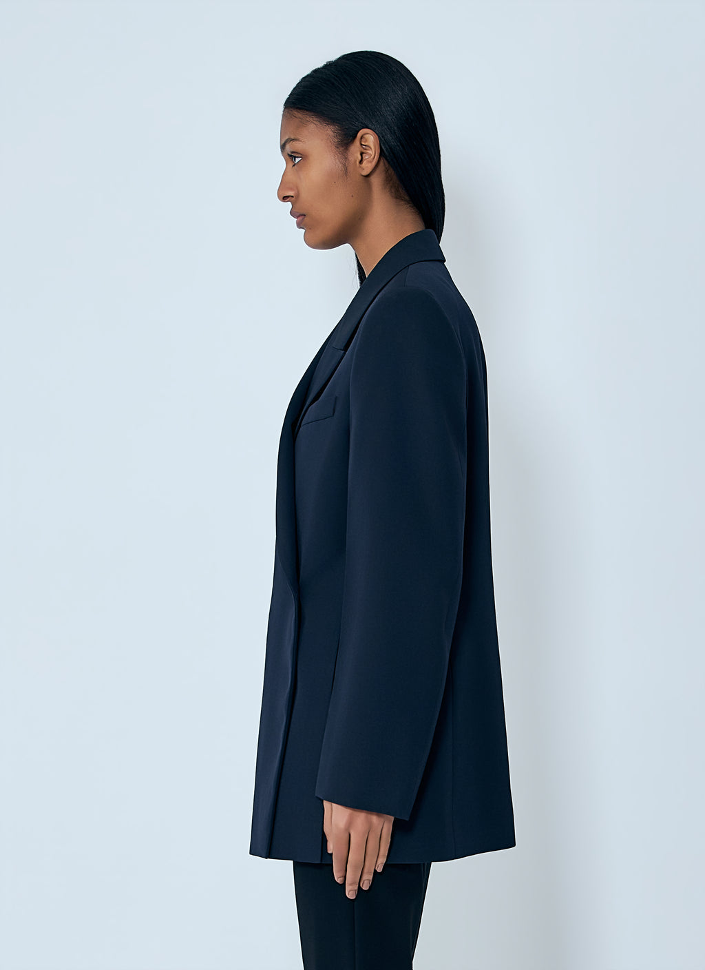 Double-Breasted Wool Blazer