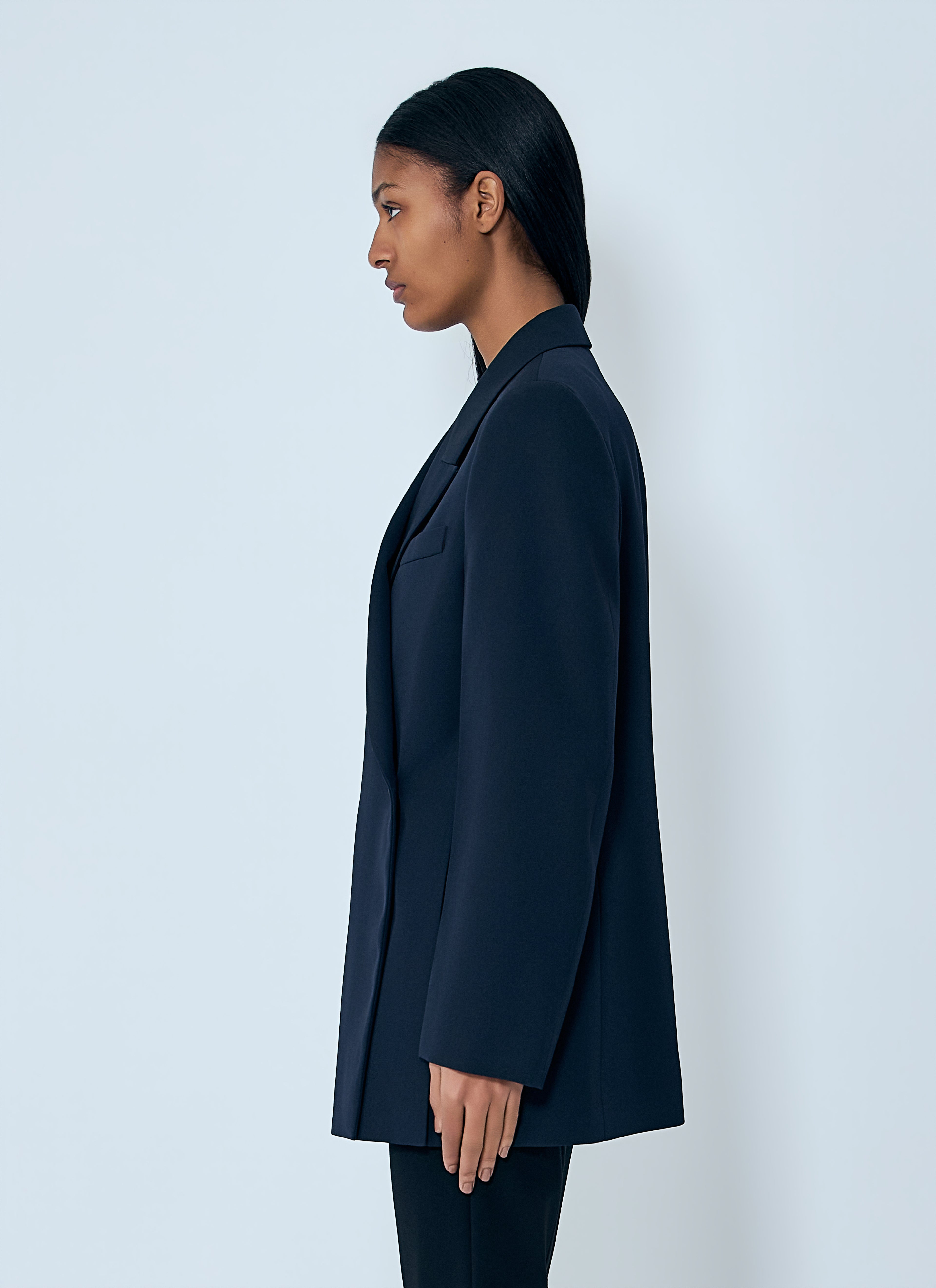 Double-Breasted Wool Blazer
