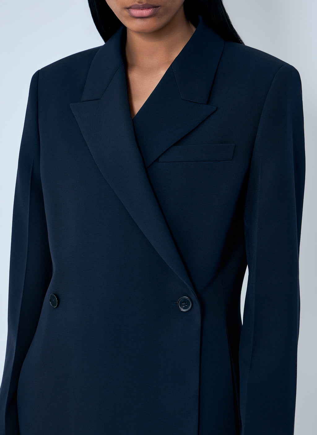 Double-Breasted Wool Blazer