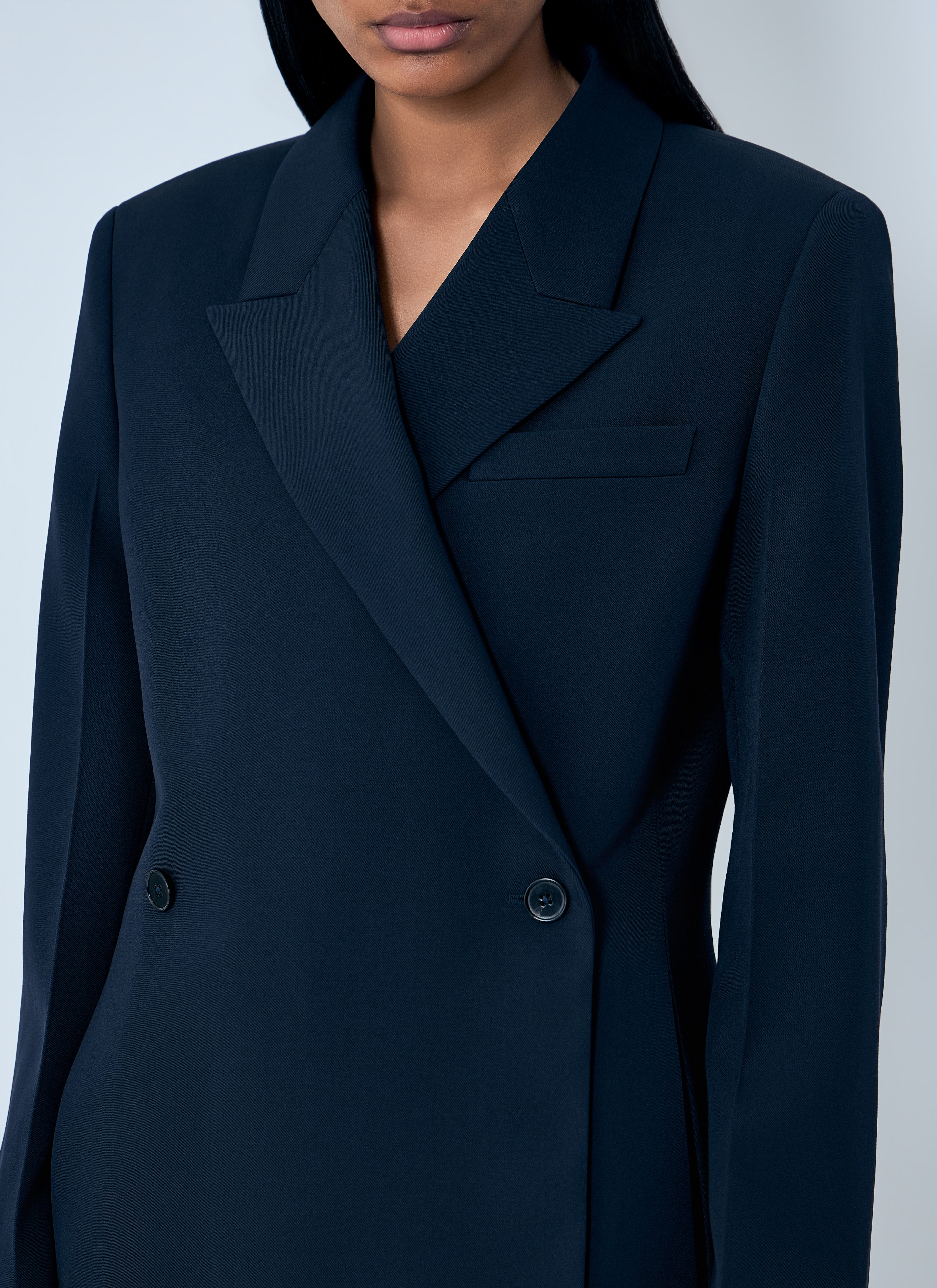 Double-Breasted Wool Blazer