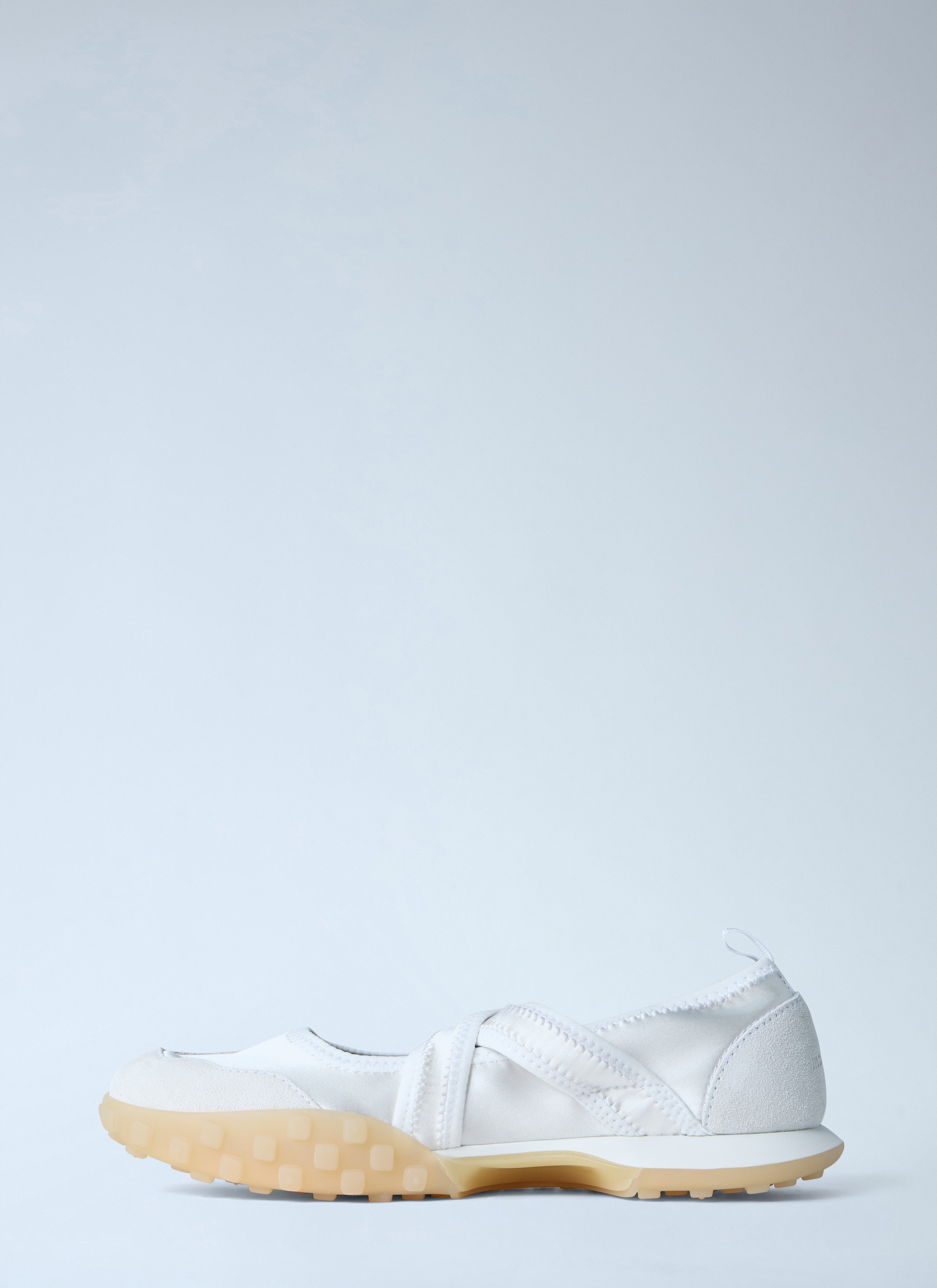 Satin Strap Slip-On Shoes