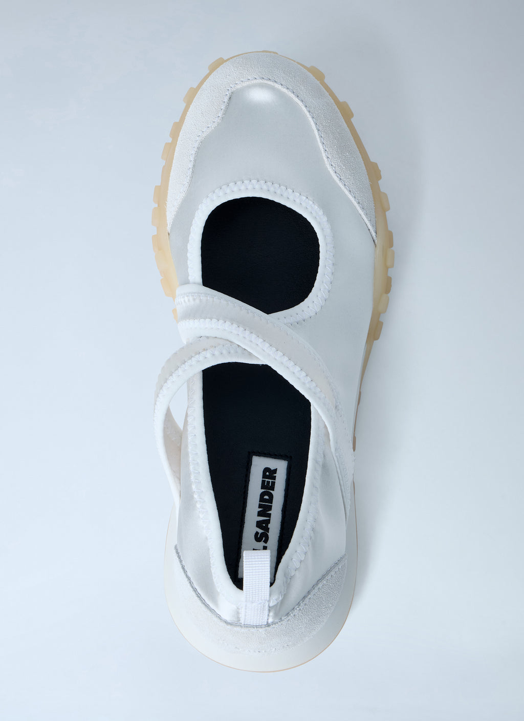 Satin Strap Slip-On Shoes