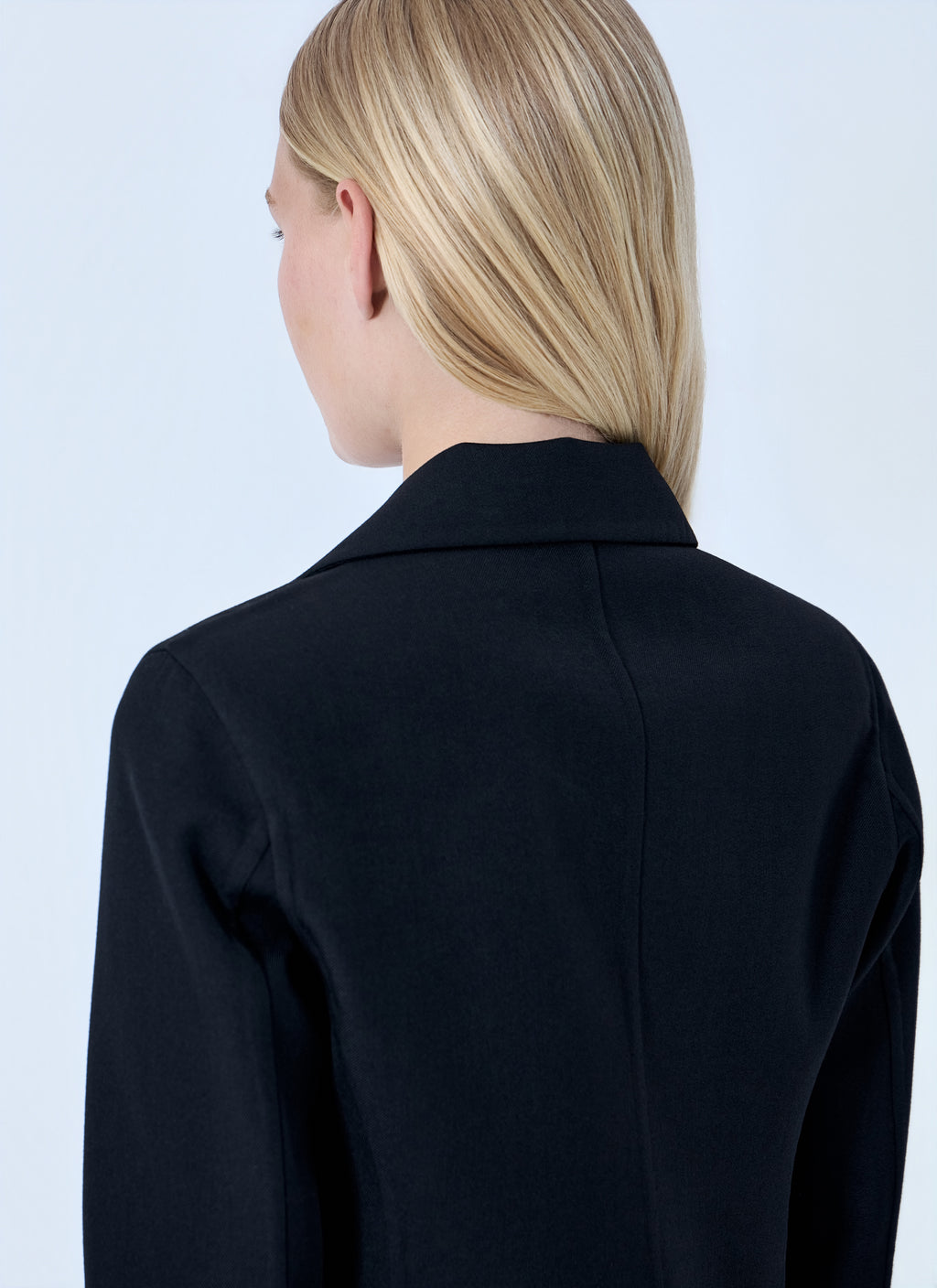 Single-Breasted Wool Coat