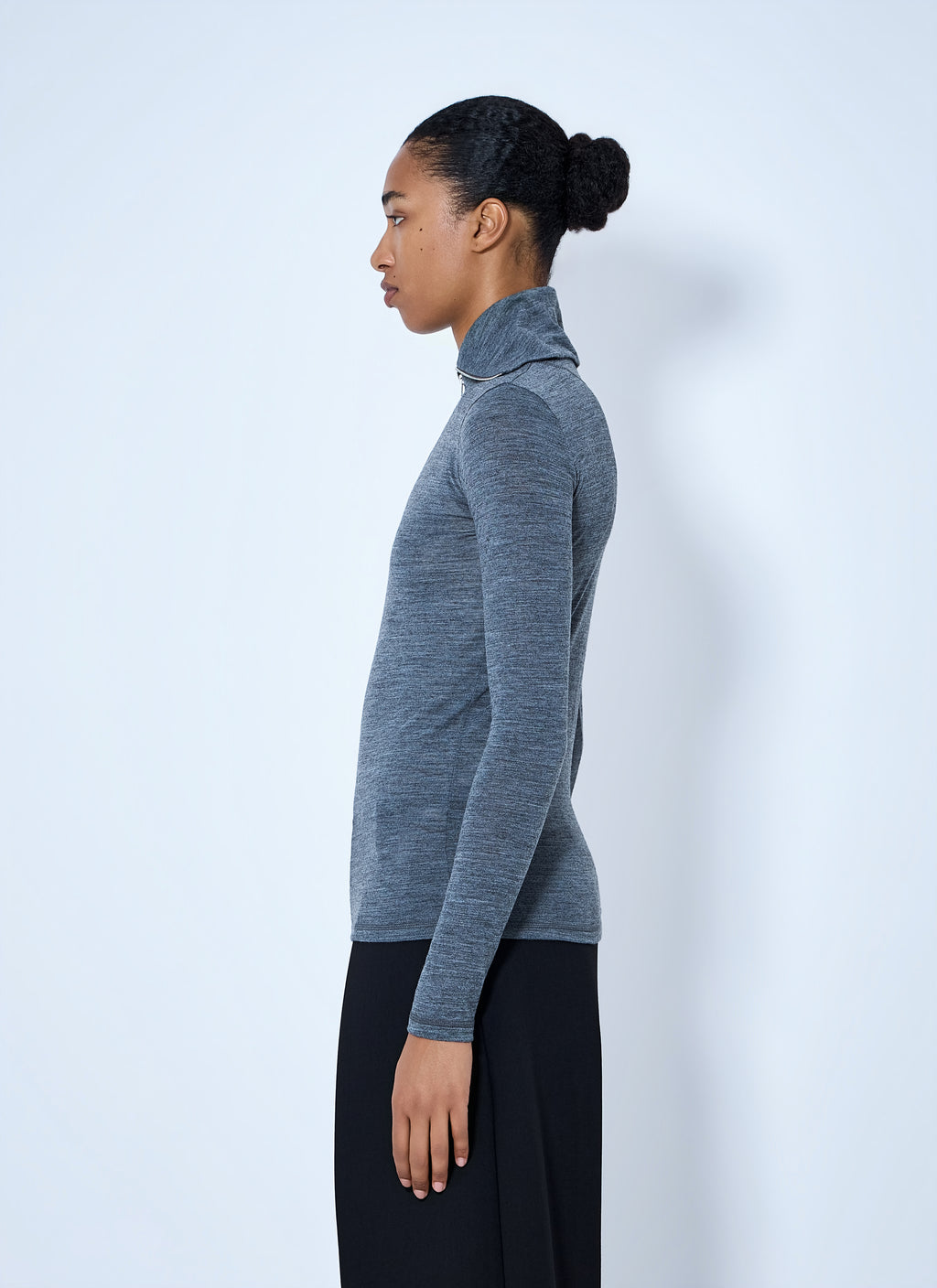 Quarter-Zip Long Sleeve Top