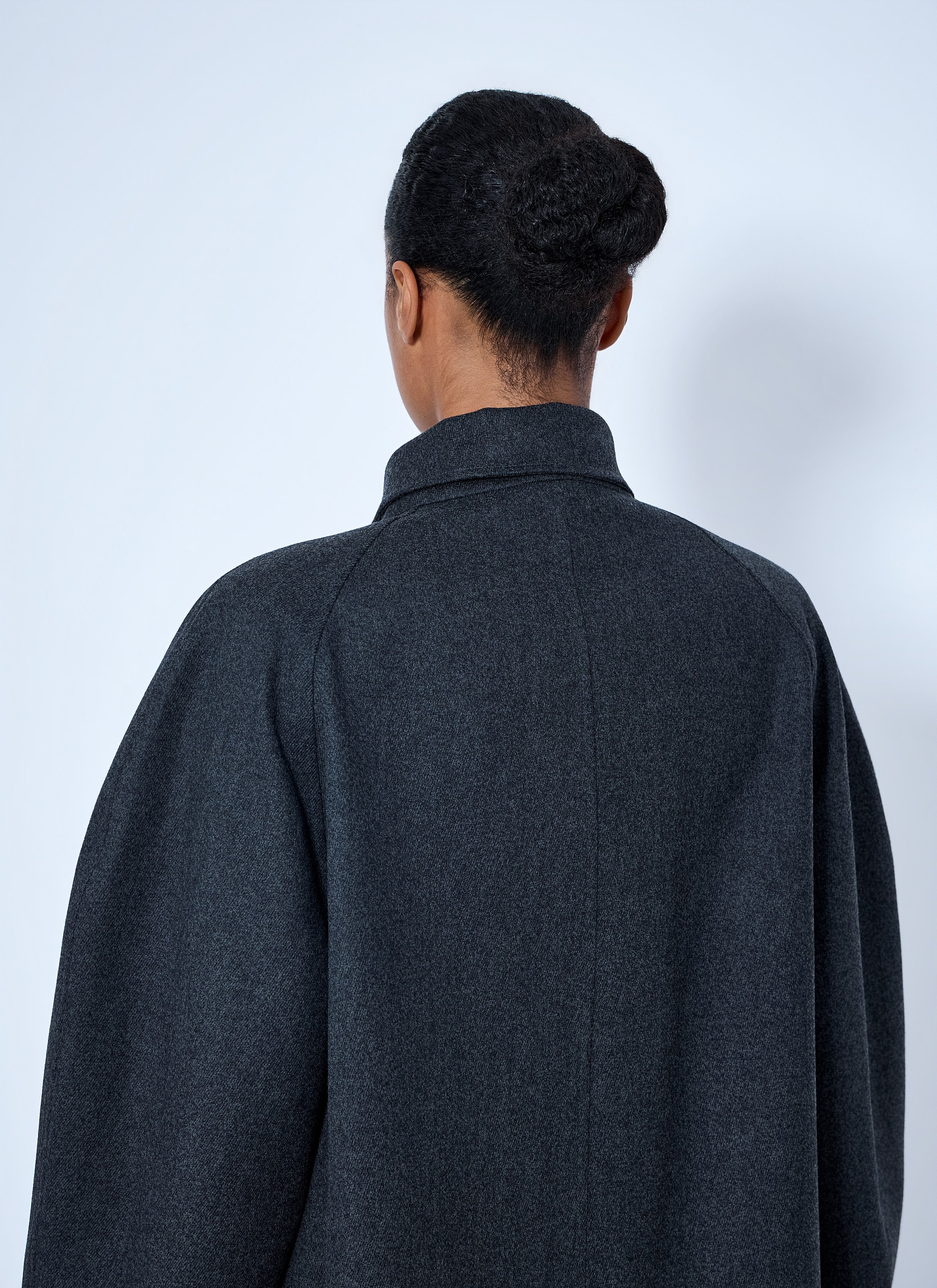 Single-Breasted Wool Coat