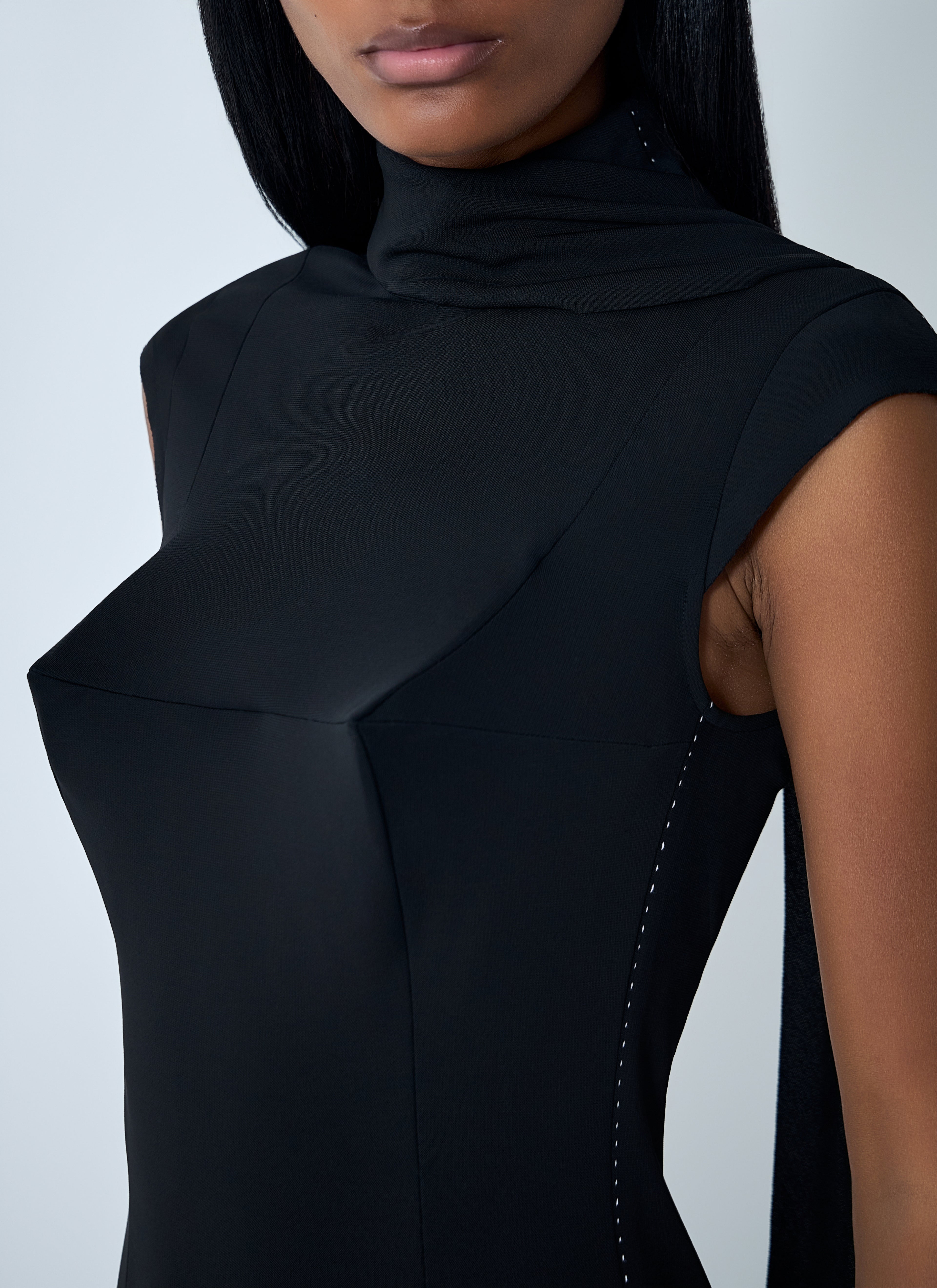 Viscose Mini Dress