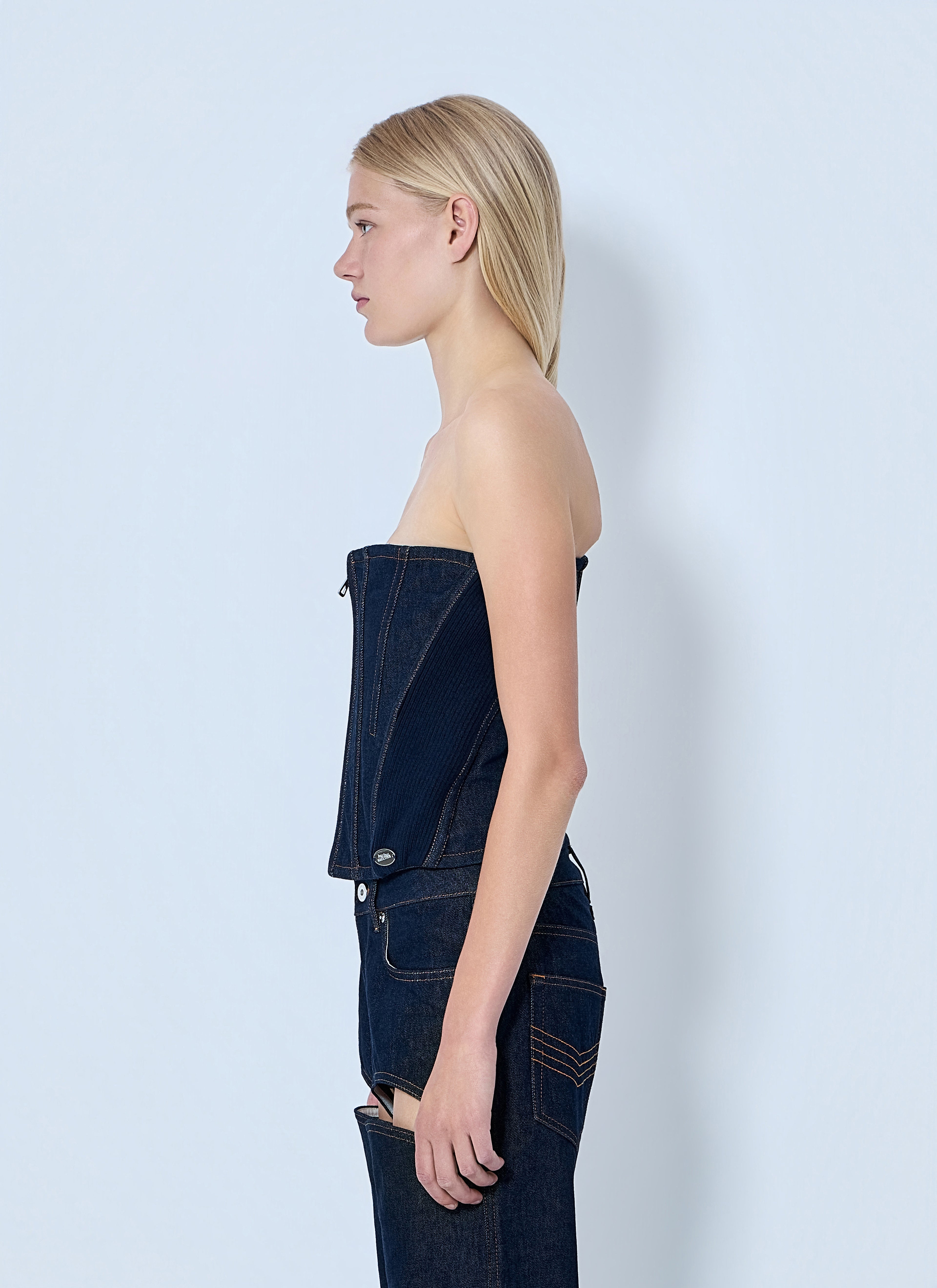 Denim Corset