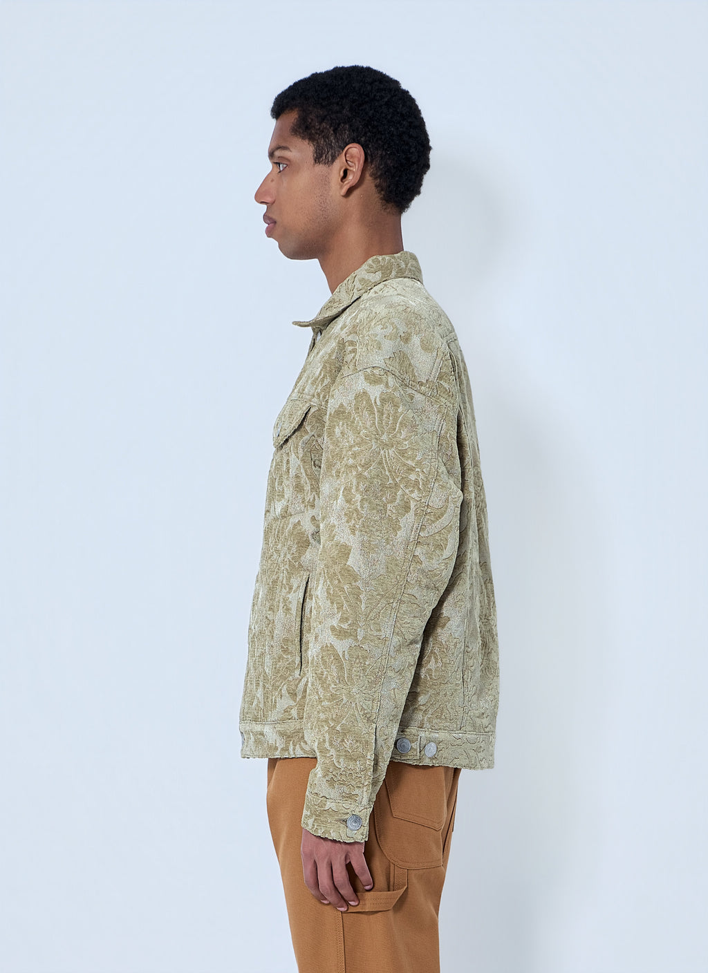 Patterned Denim Jacket