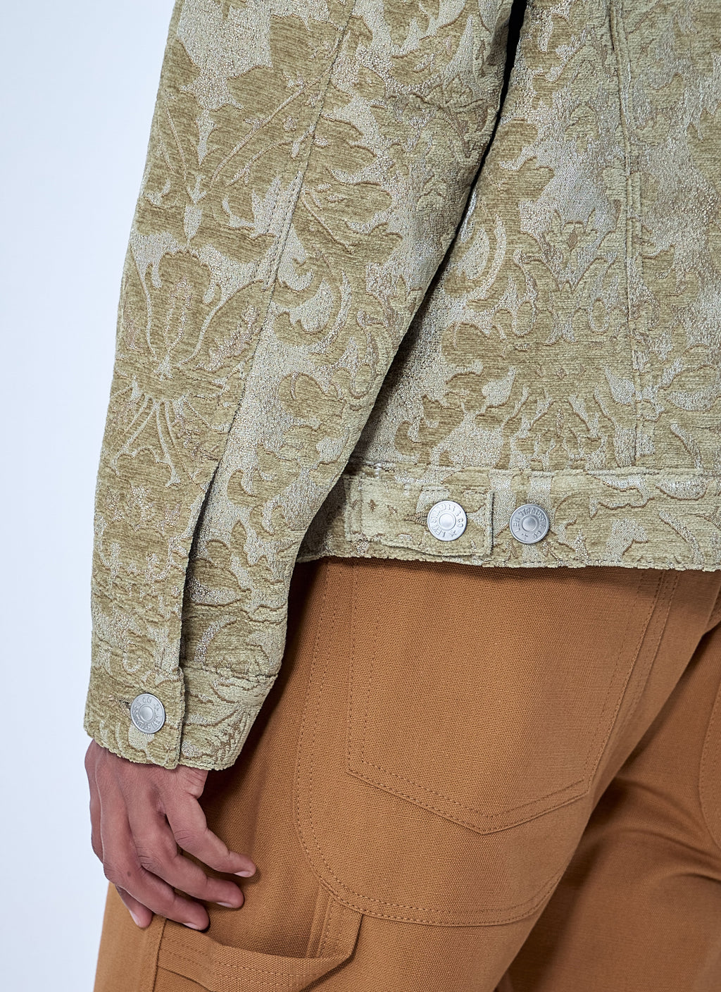 Patterned Denim Jacket
