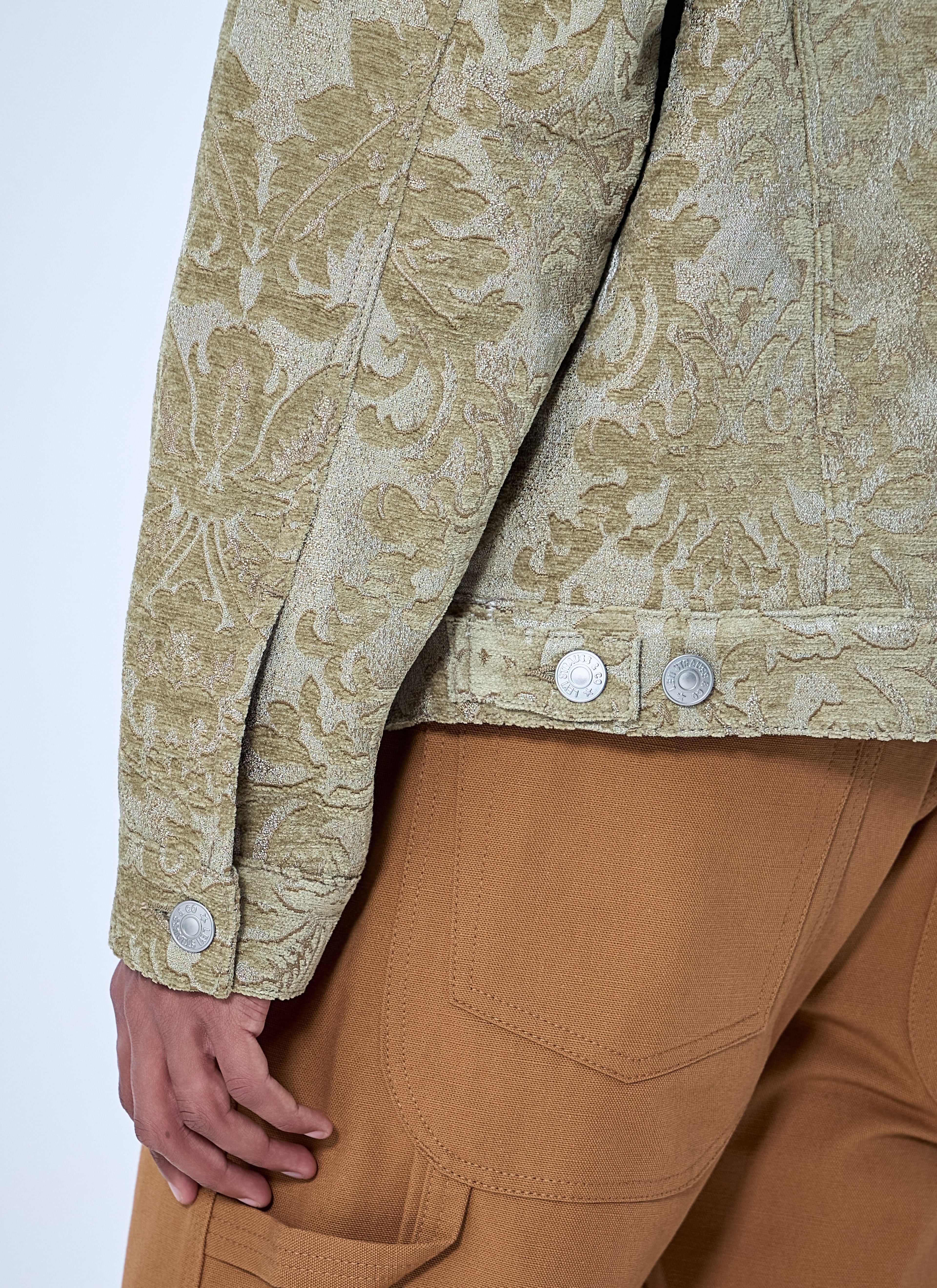 Patterned Denim Jacket
