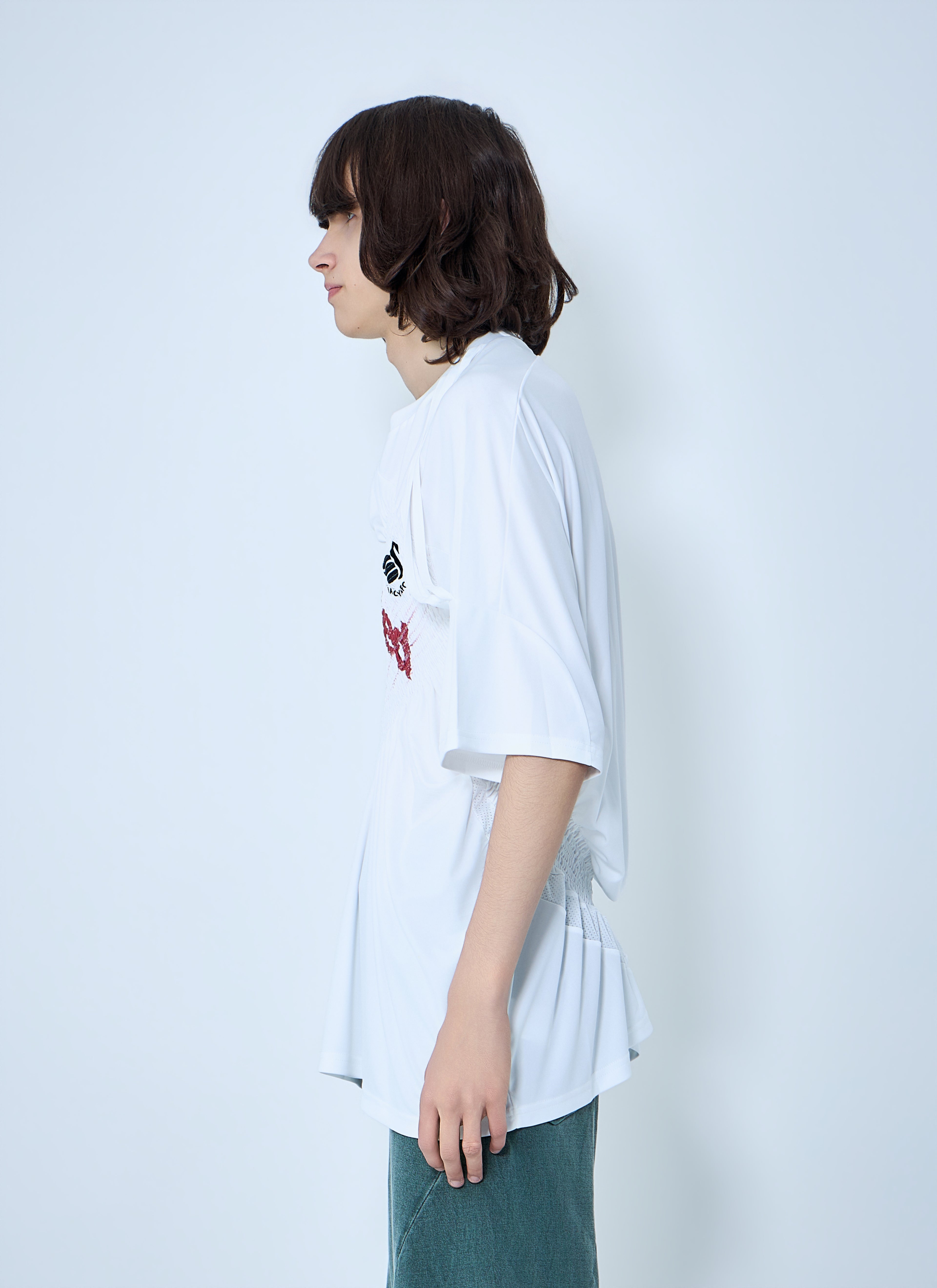 Shirred Football T-Shirt
