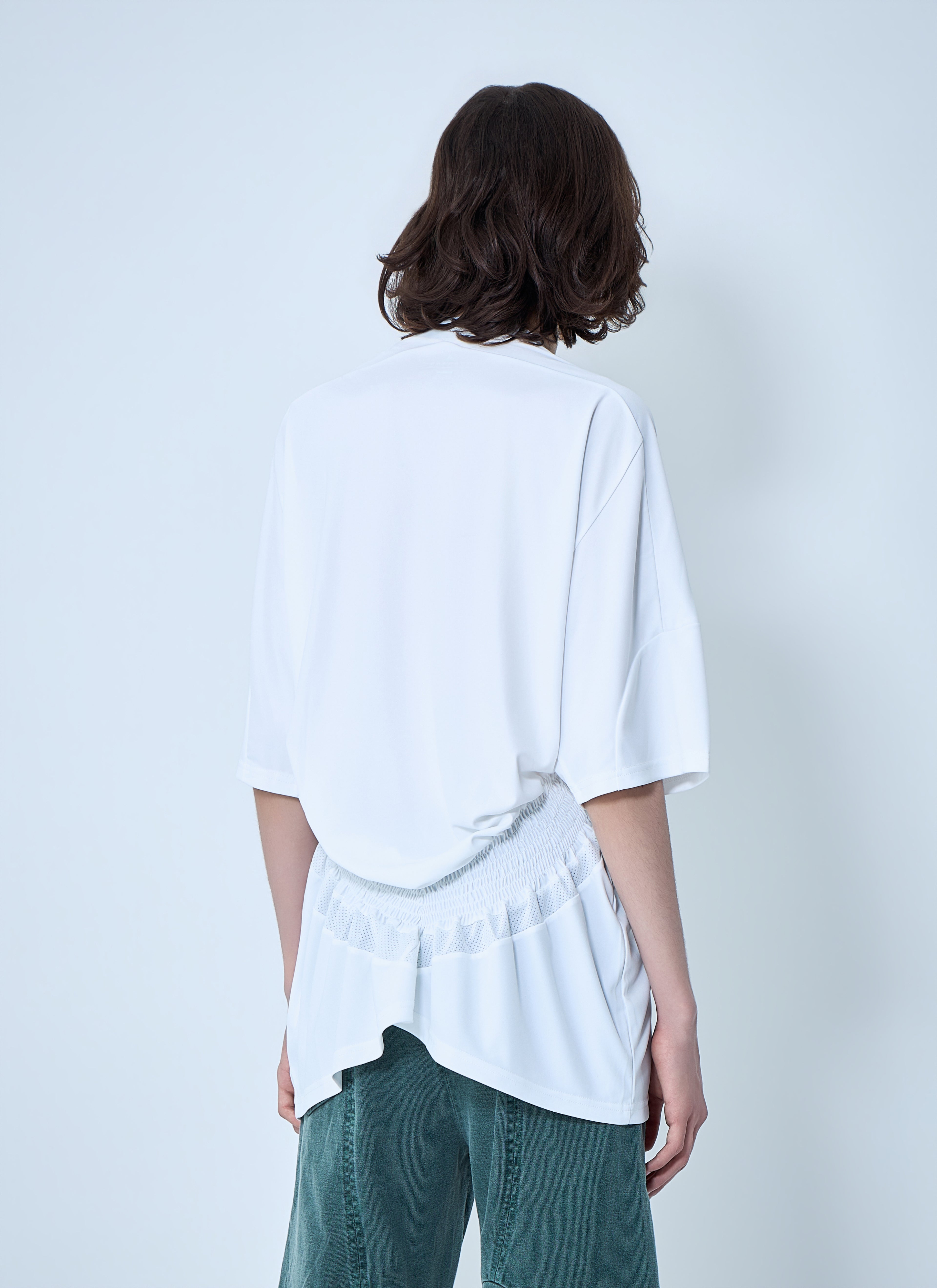 Shirred Football T-Shirt
