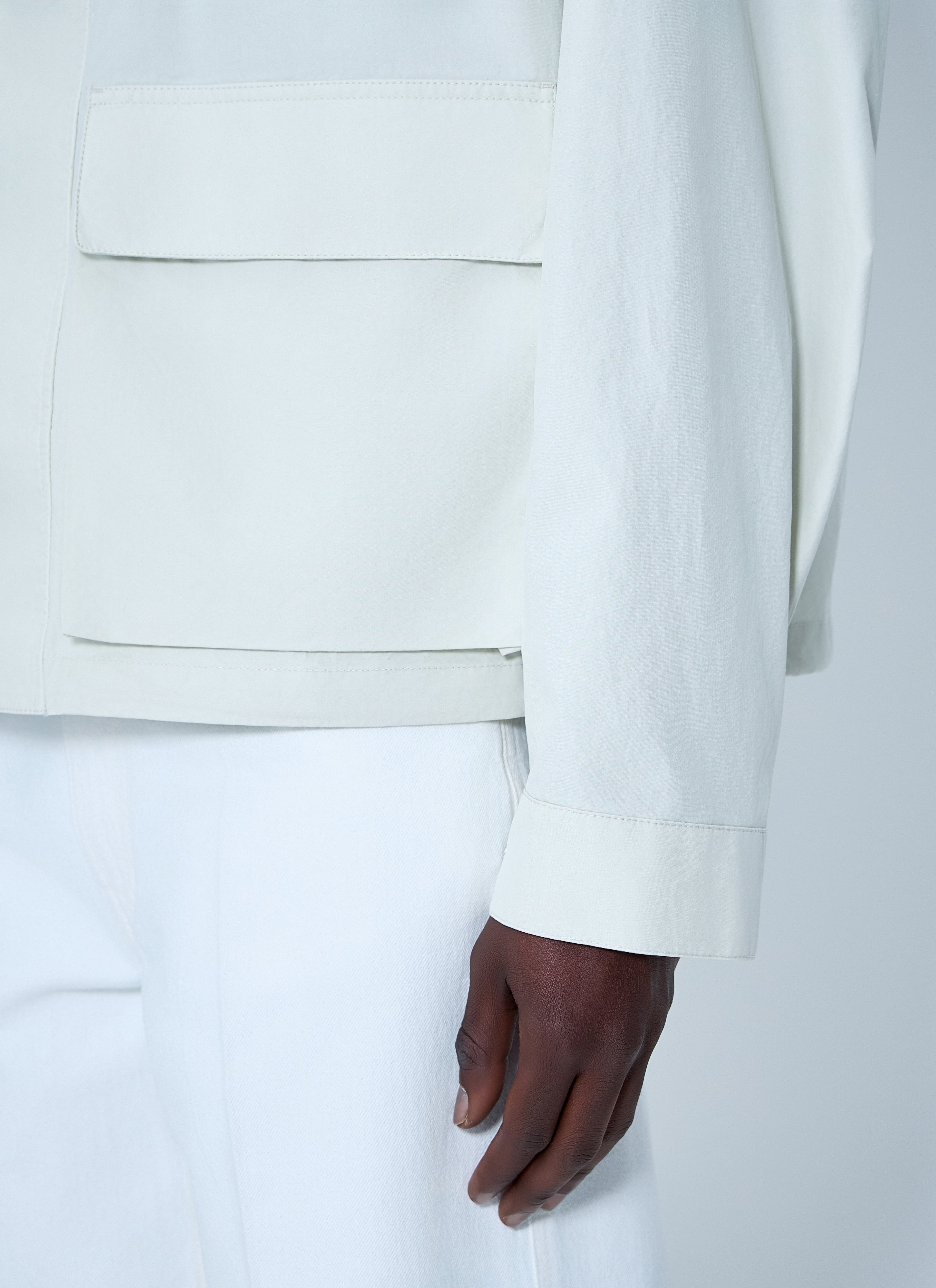 High-Collar Utility Jacket