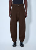 Wide-Leg Denim Trousers