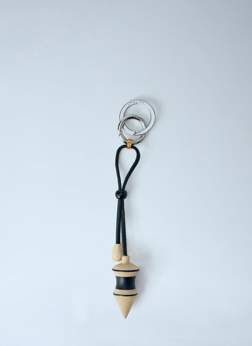Black Stripes Pendulum Bag Charm