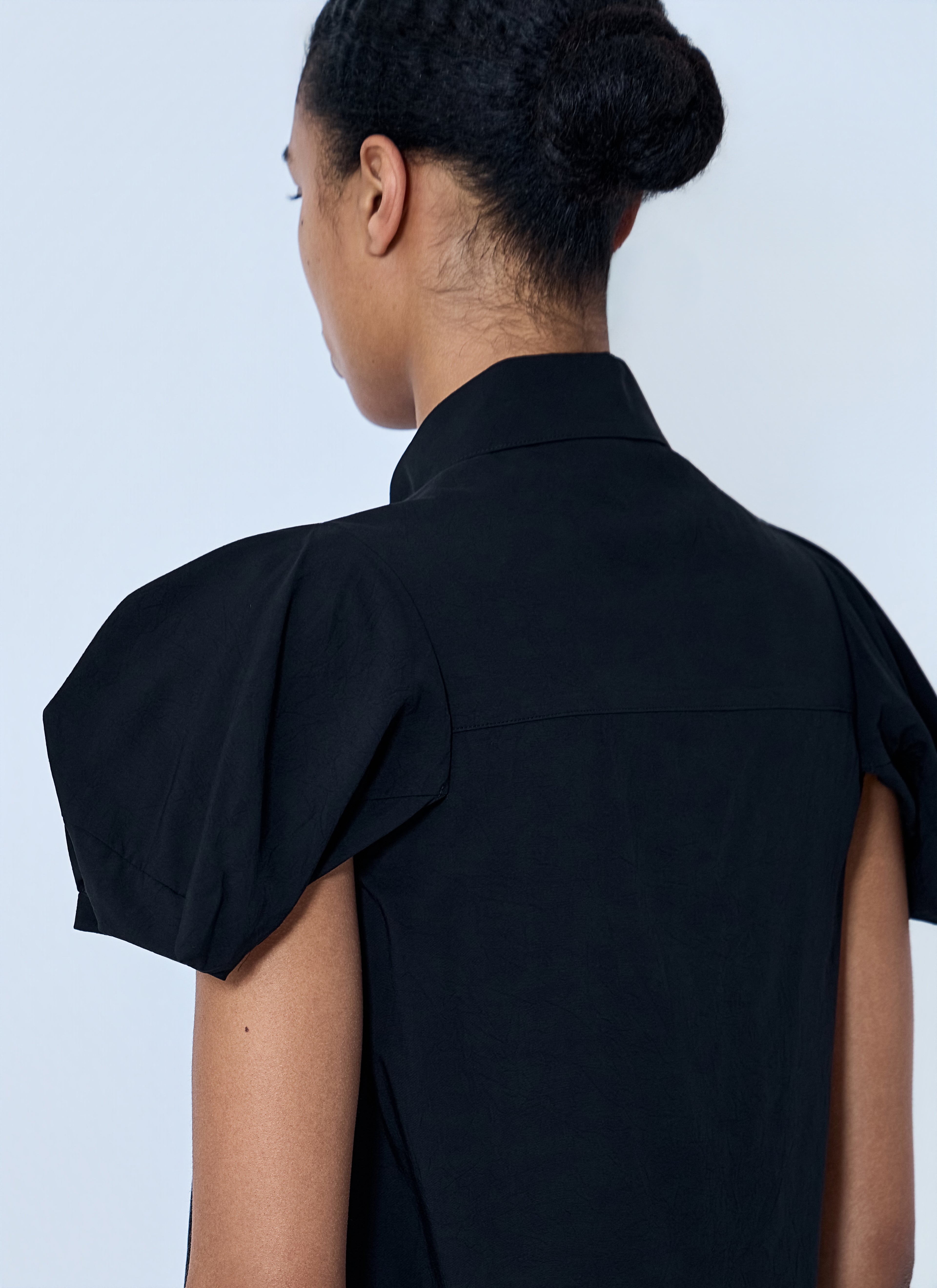 Twisted Sleeve Blouse