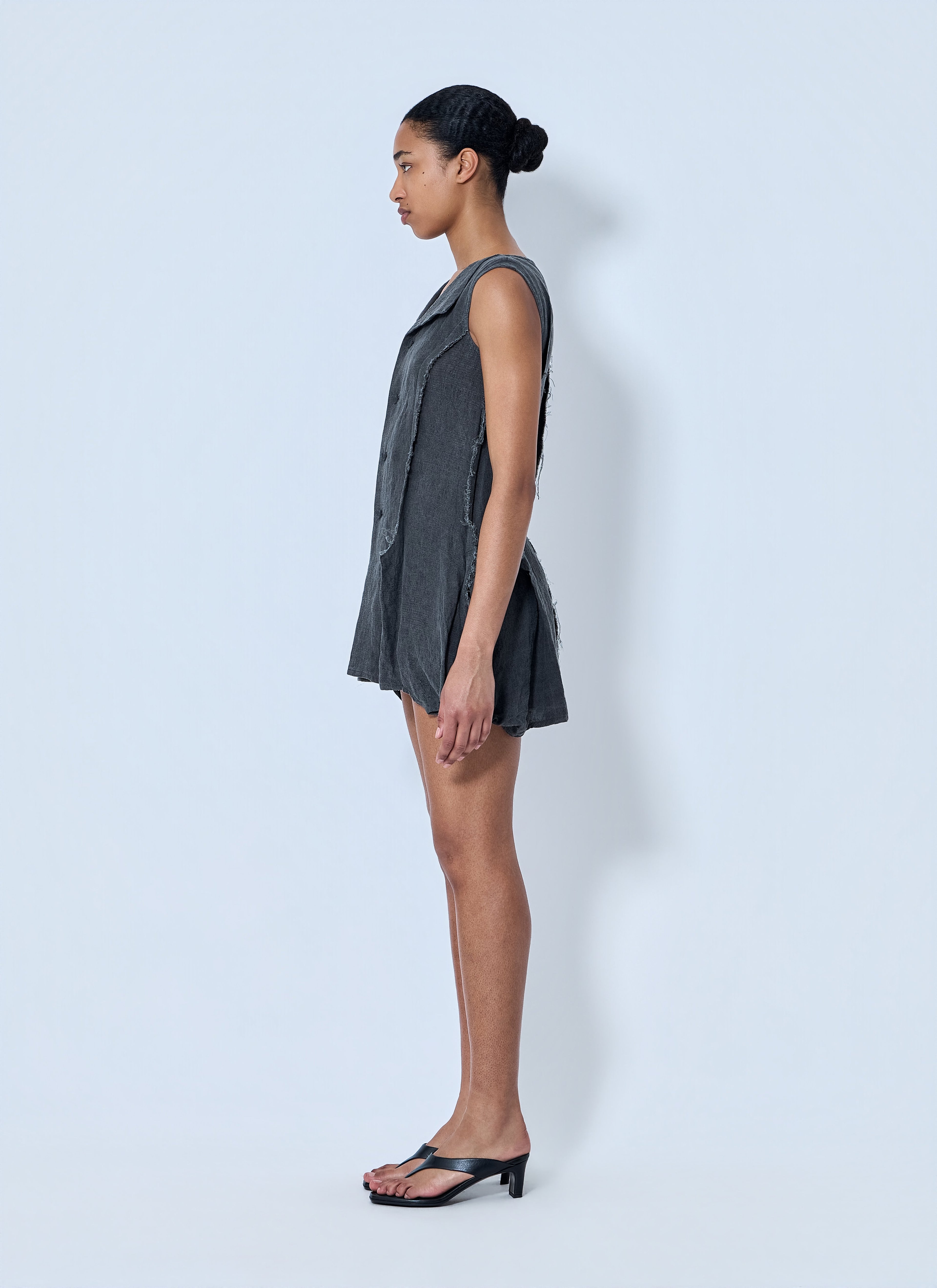 Hem Detail Vest