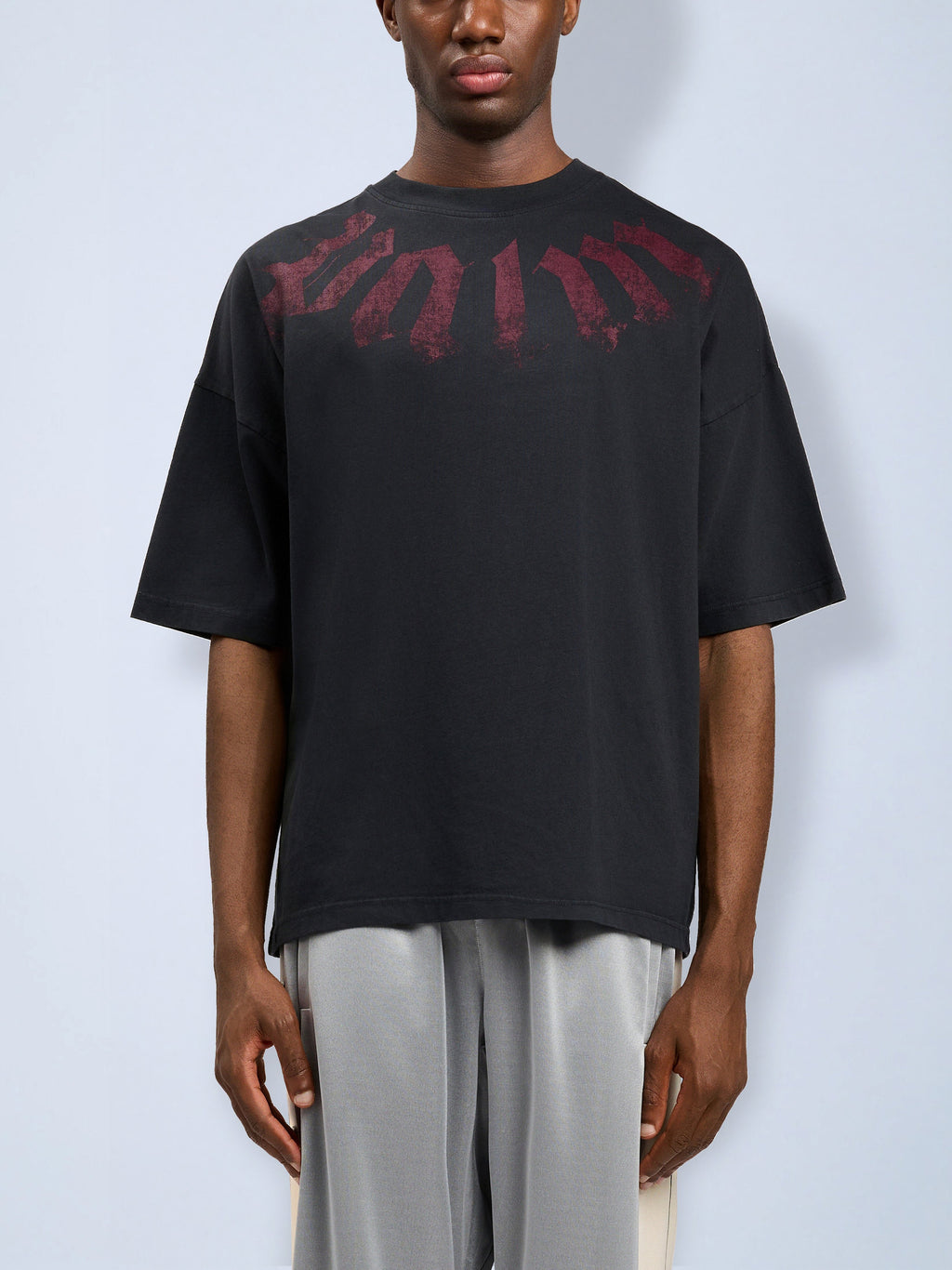 Big Neck Logo Loose T-Shirt