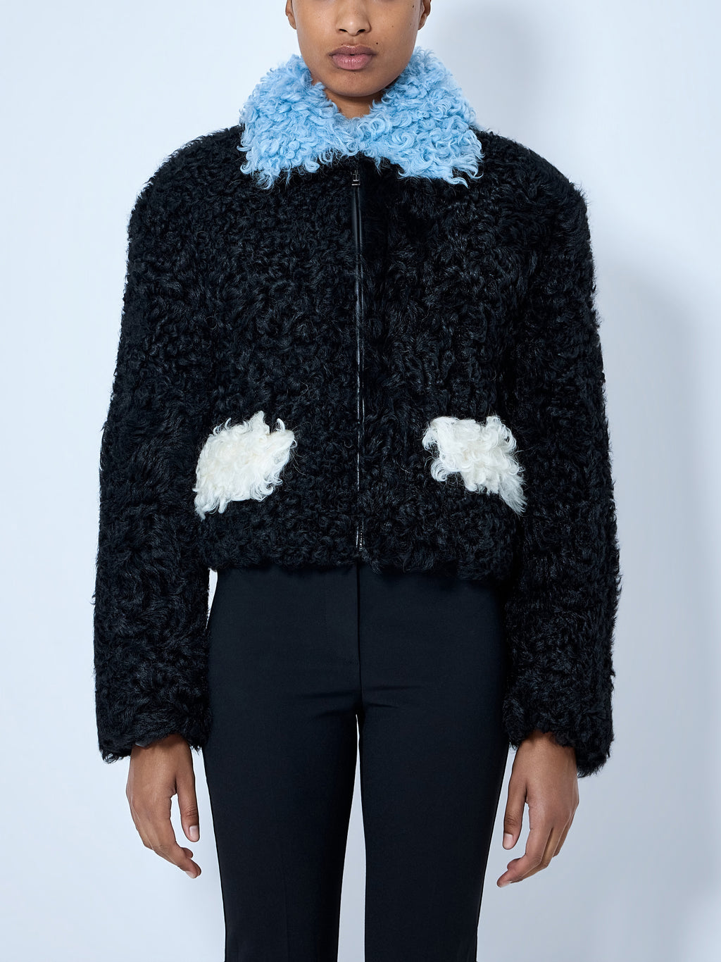 Curly Shearling Jacket