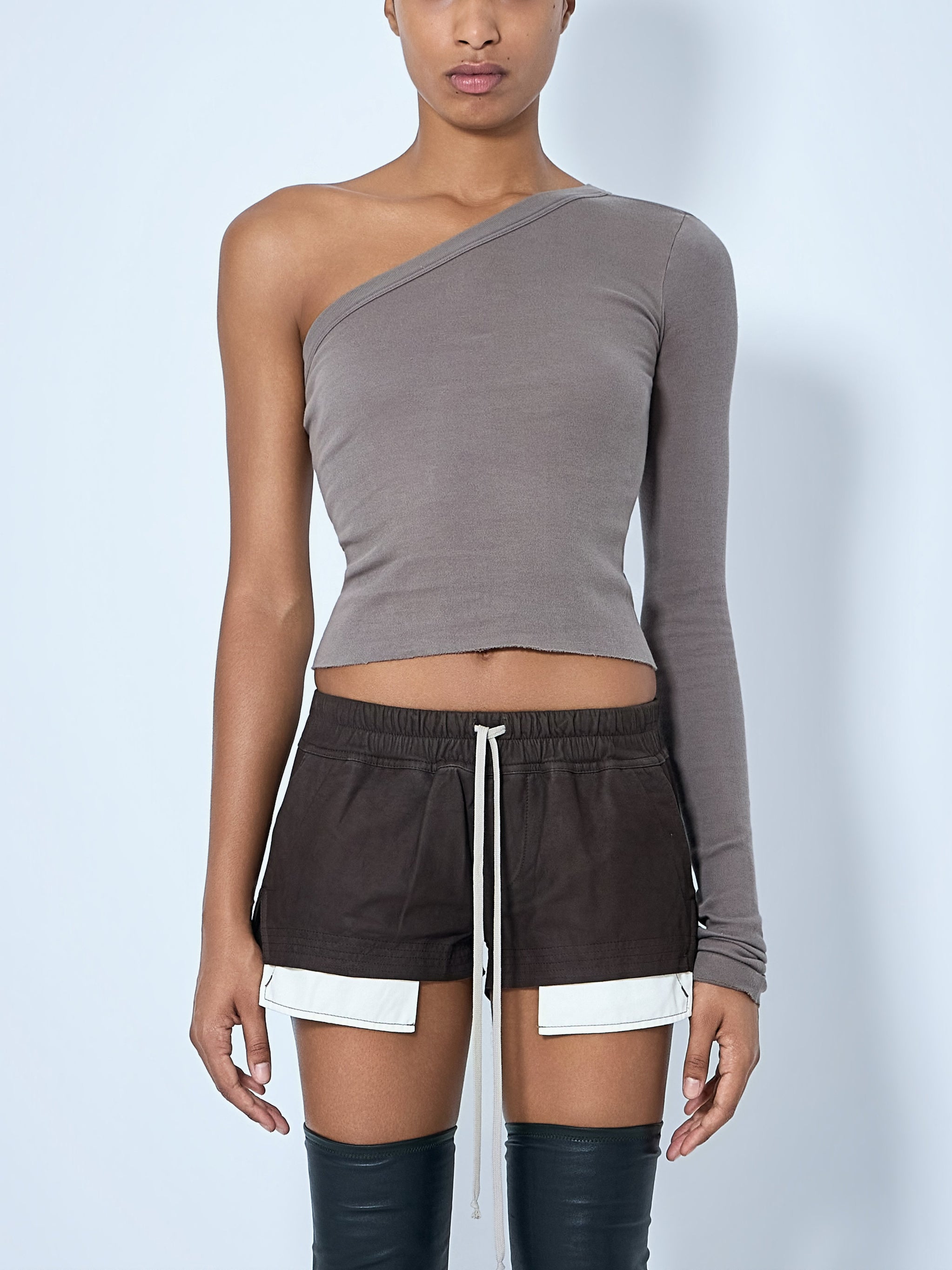 Asymmetric Long-Sleeve Top